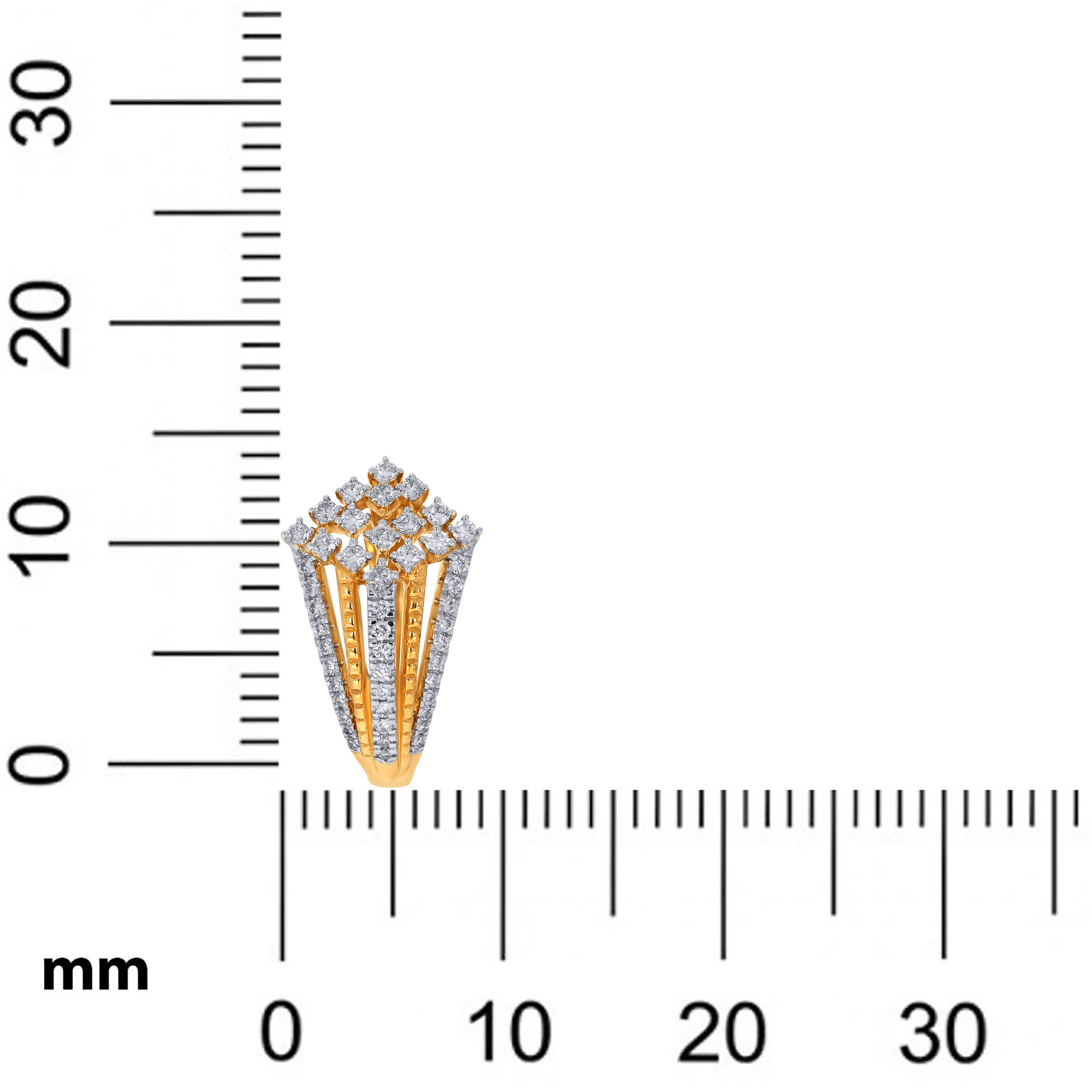 14K Yellow Gold Diamond Hoop Earrings-DT-D000667401 - Senco Gold and Diamonds