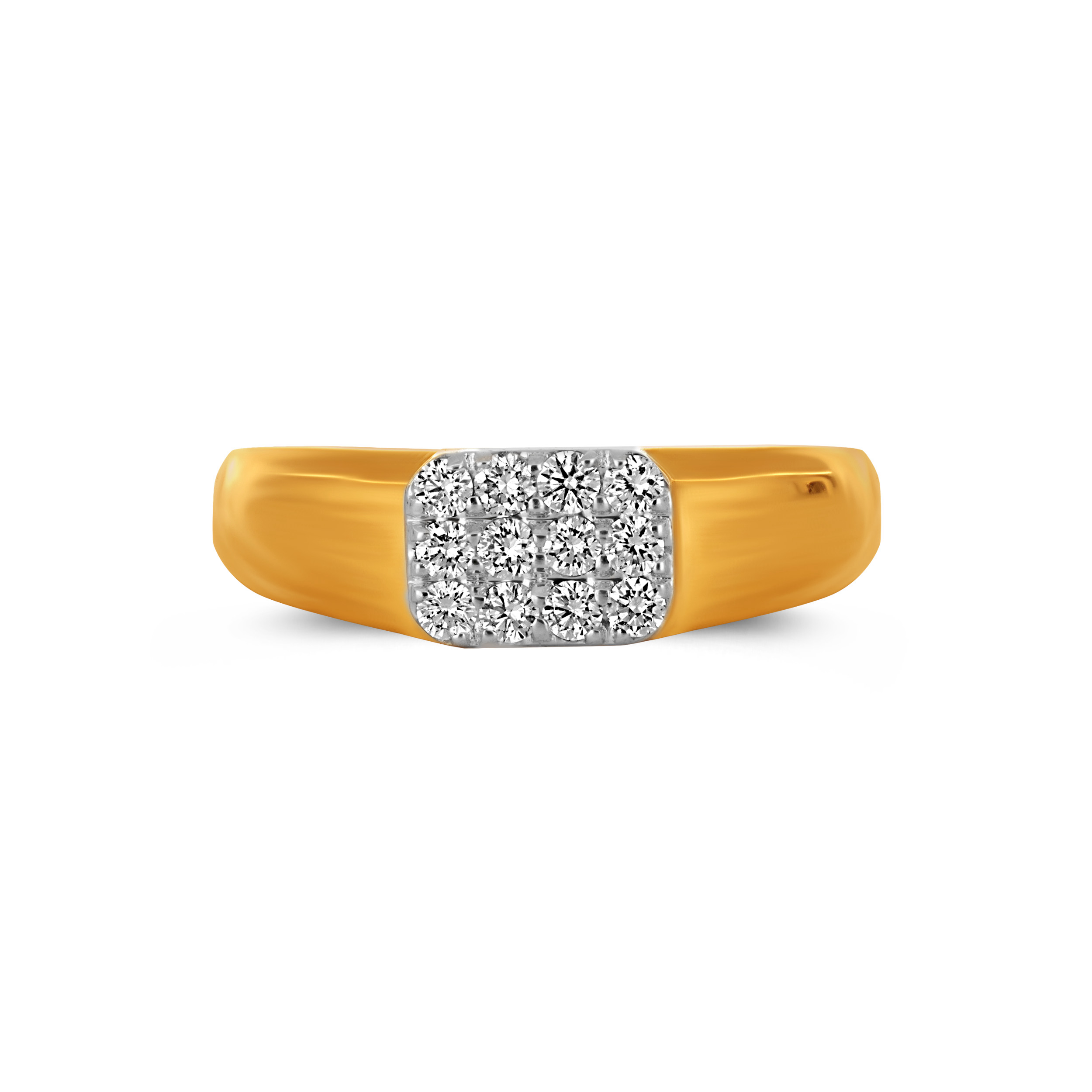 Imperium Grid Men's Diamond Ring - Senco Gold and Diamonds