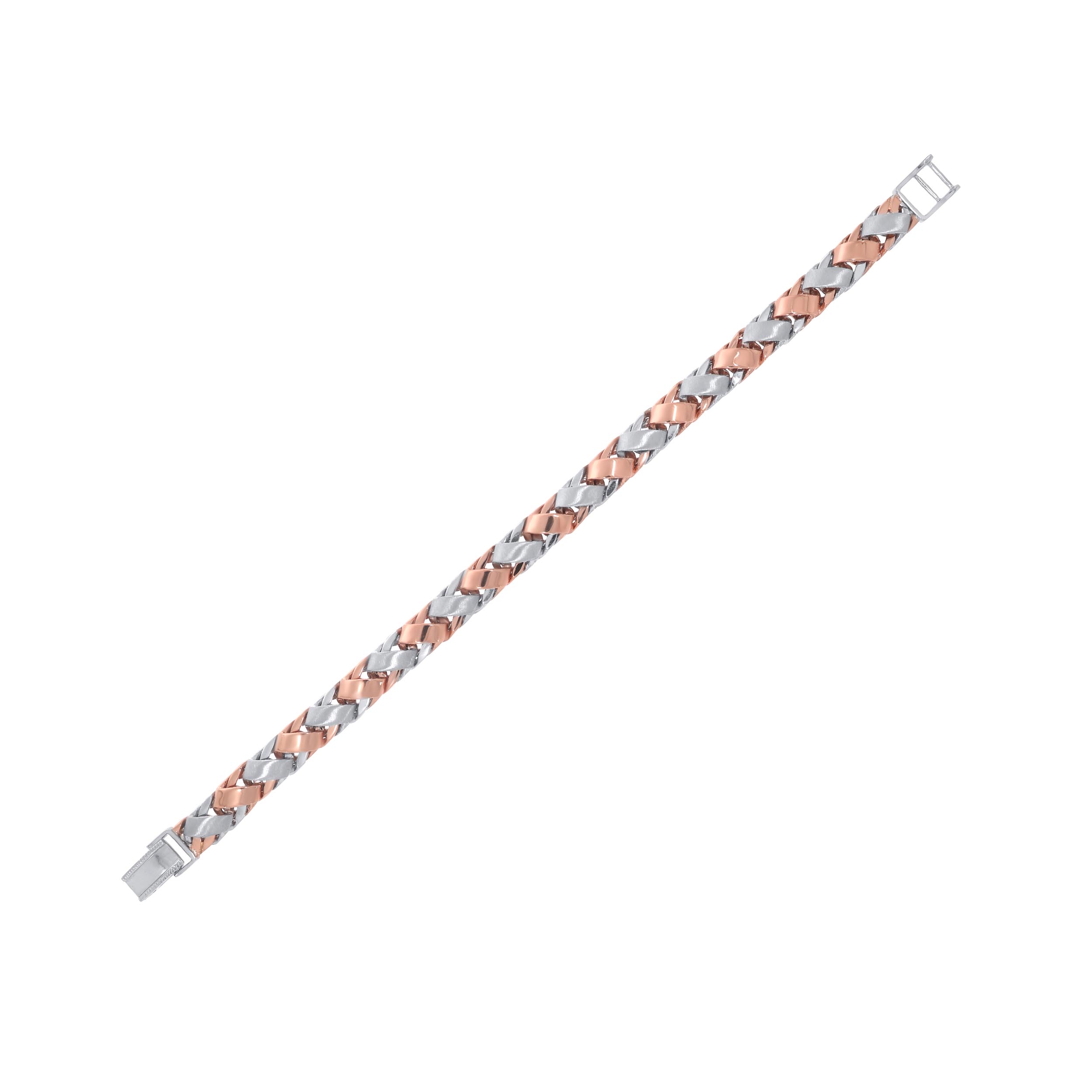 Entwined Zeal Men Platinum Wristlet - Senco Gold and Diamonds