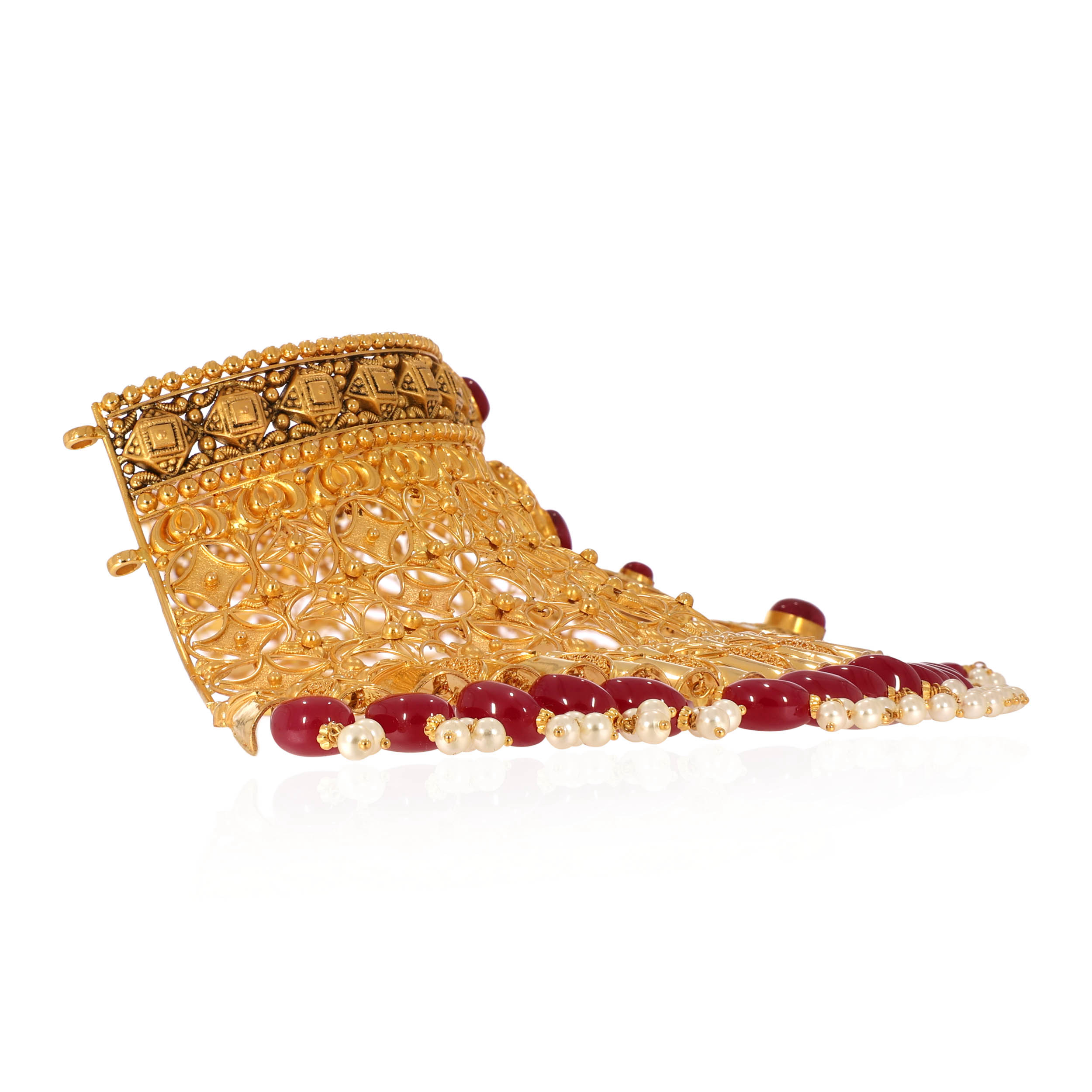 Imperial Cascading Bridal Gold Choker - Senco Gold and Diamonds