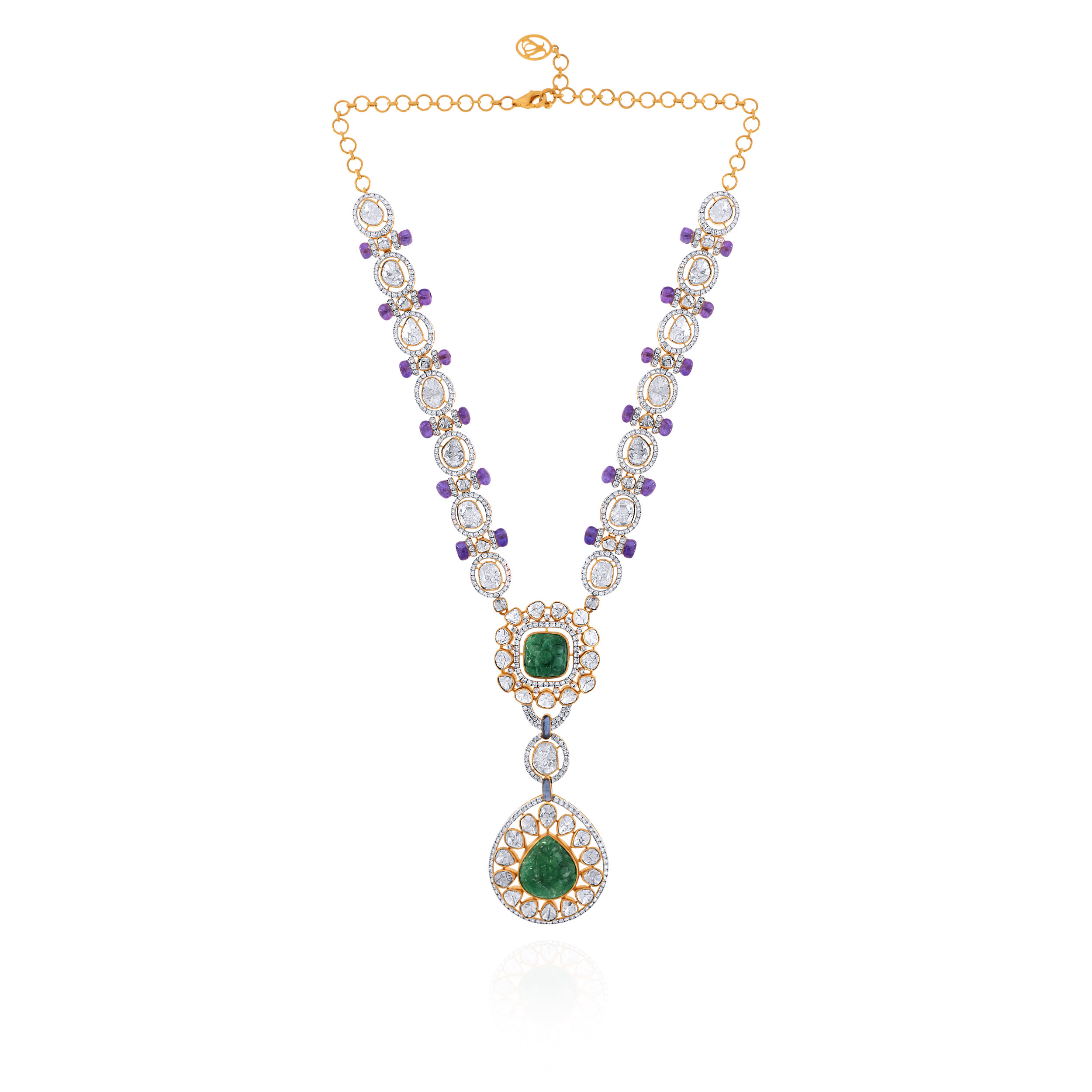 Regal Shimmer Diamond Necklace - Senco Gold and Diamonds