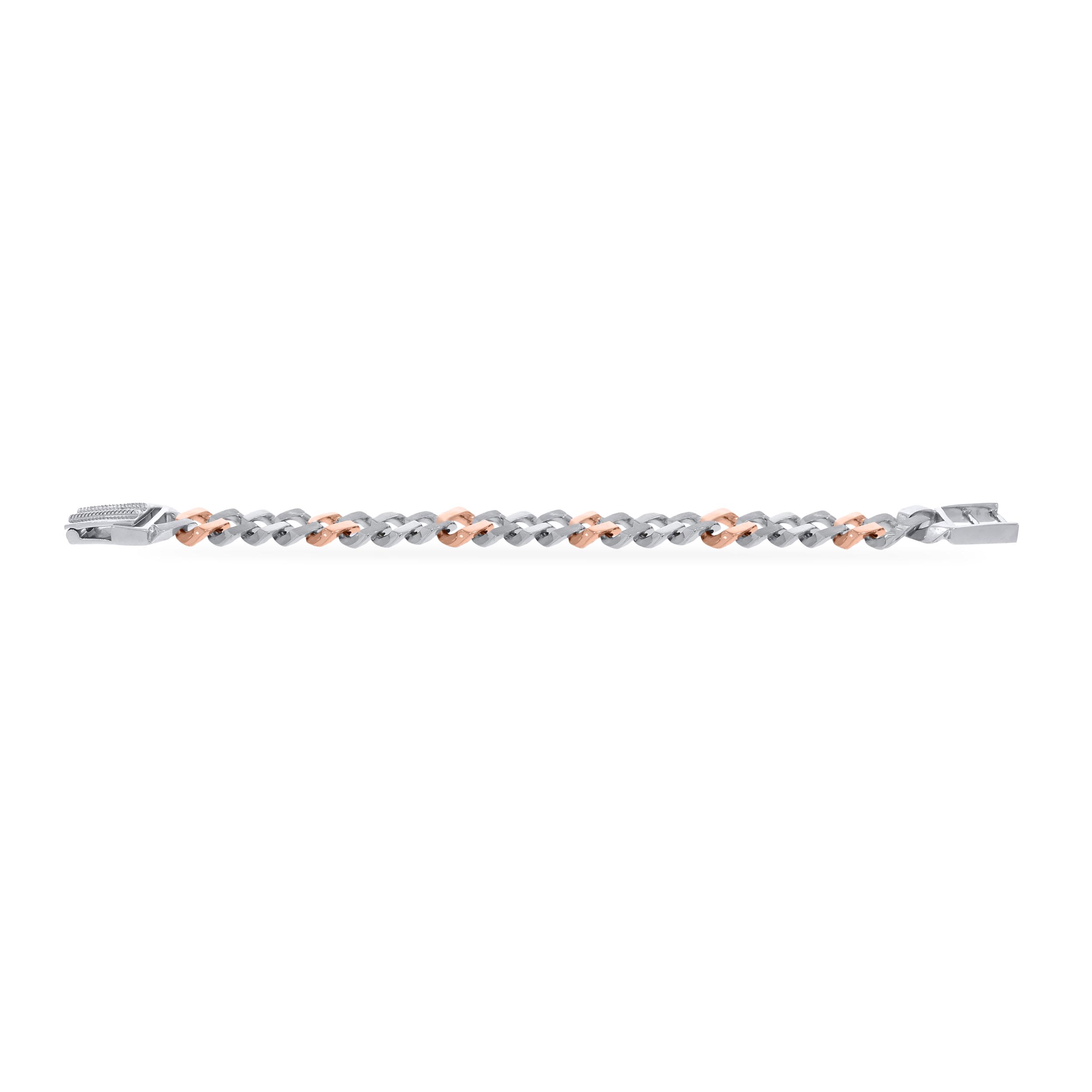 Vibrant Glow Men Platinum Wristlet - Senco Gold and Diamonds