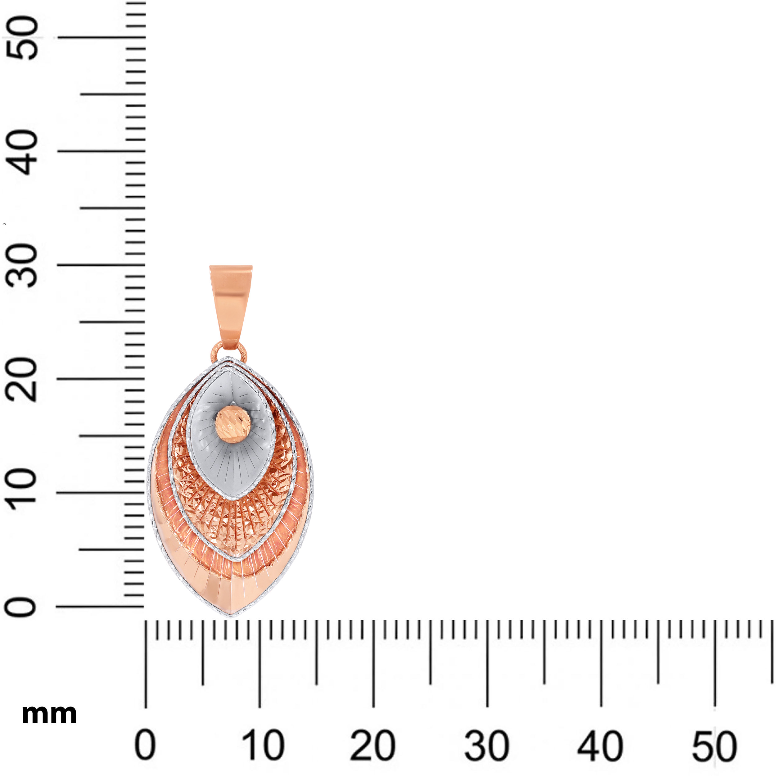 18K Rose Gold Pendant-GPN-D000717764 - Senco Gold and Diamonds