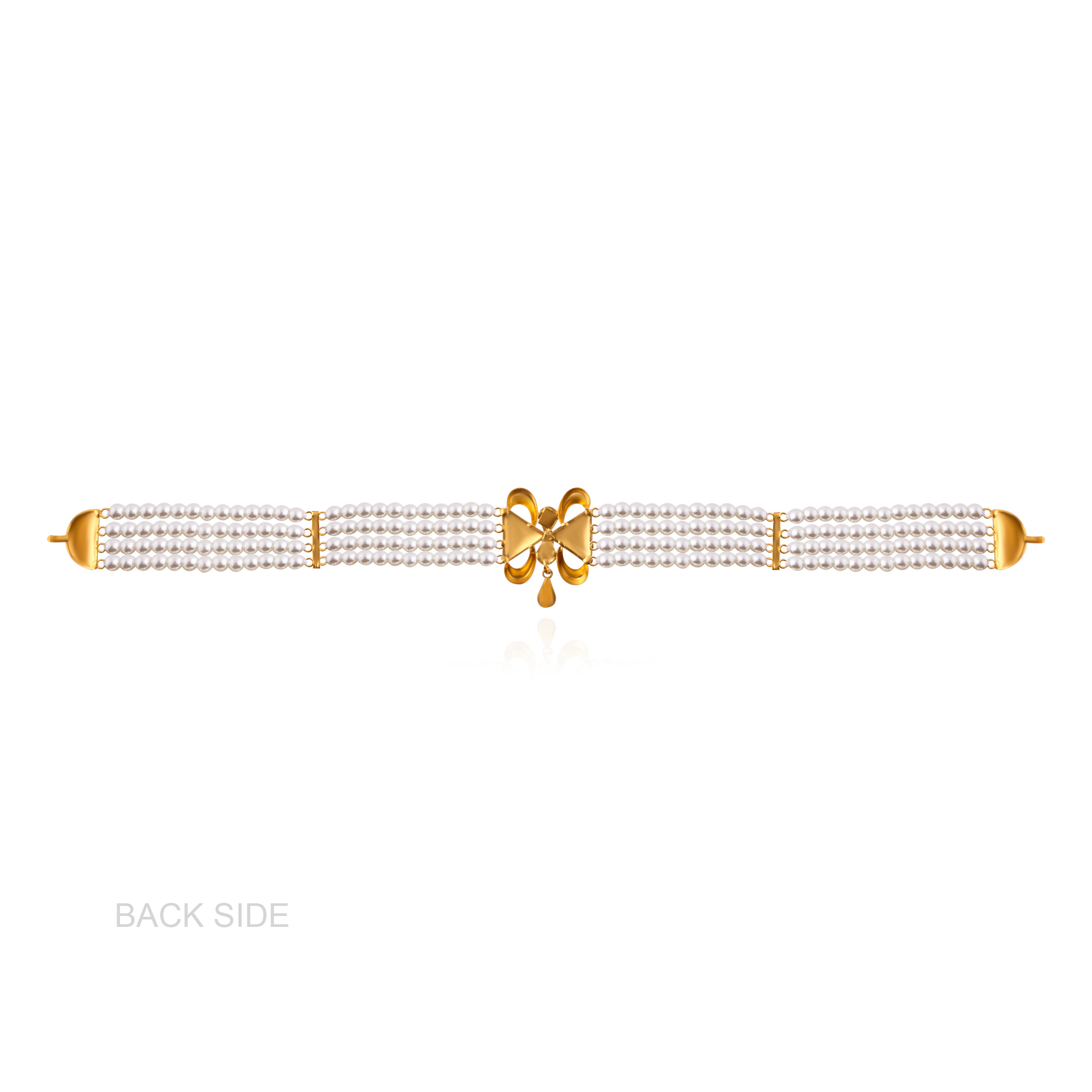 Pearl Cascade Gold Choker - Senco Gold and Diamonds