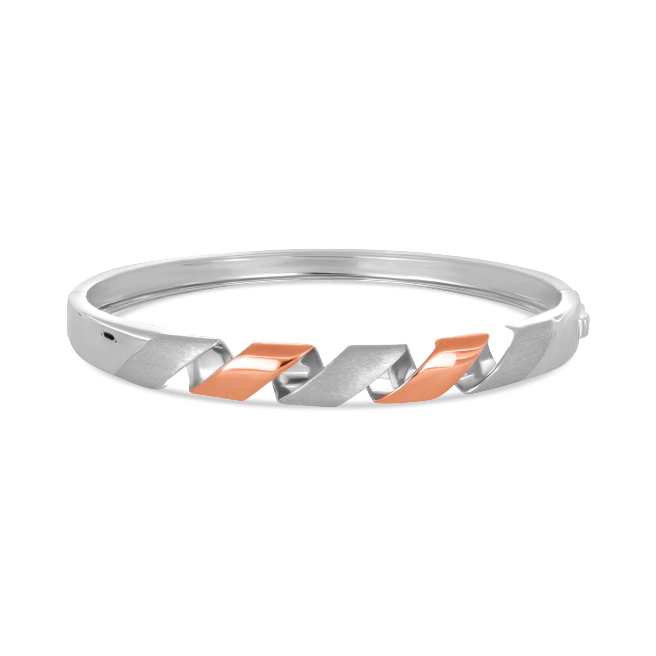 Axis Spiral Men's Platinum Kada - Senco Gold and Diamonds
