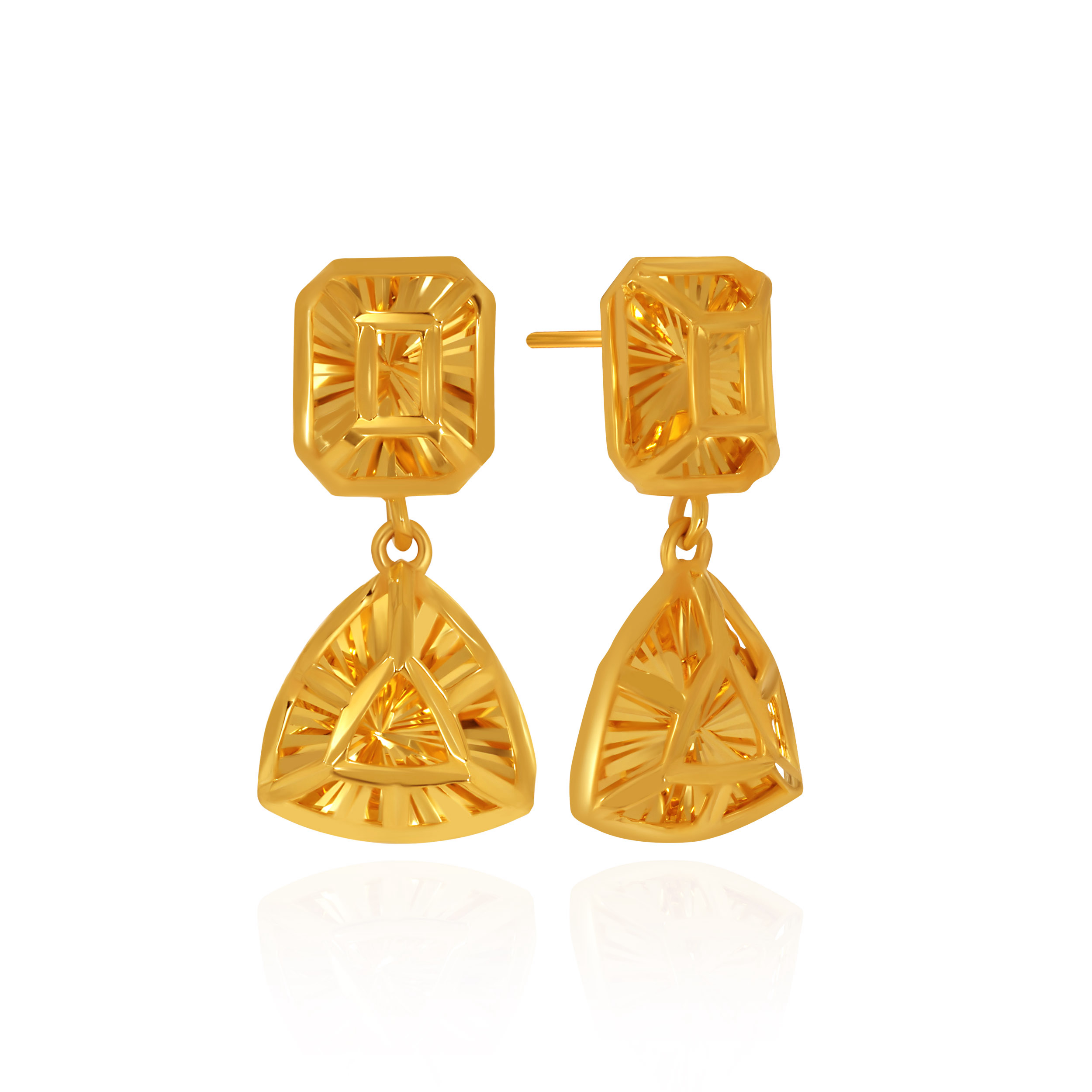 Linked Luminance Gold Drops - Senco Gold and Diamonds