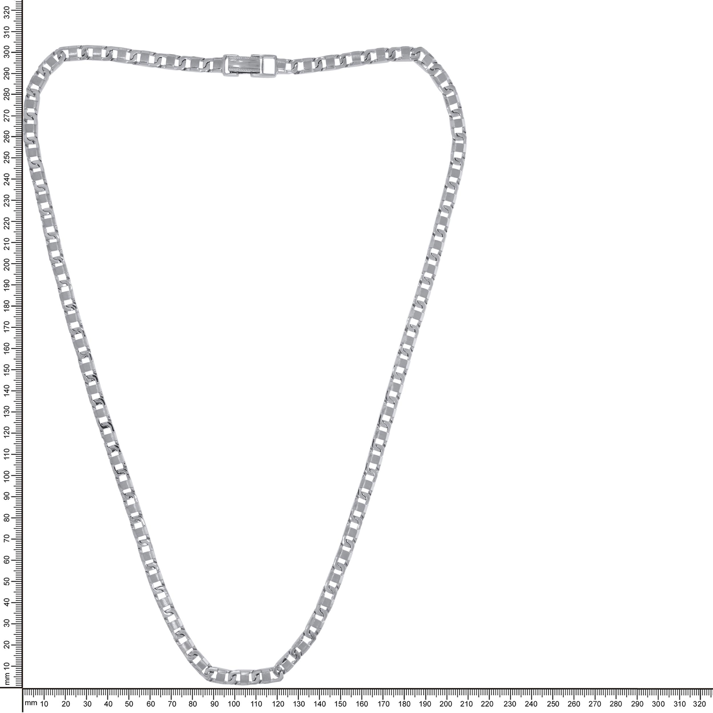 Precious Padlock Men Platinum Chain - Senco Gold and Diamonds