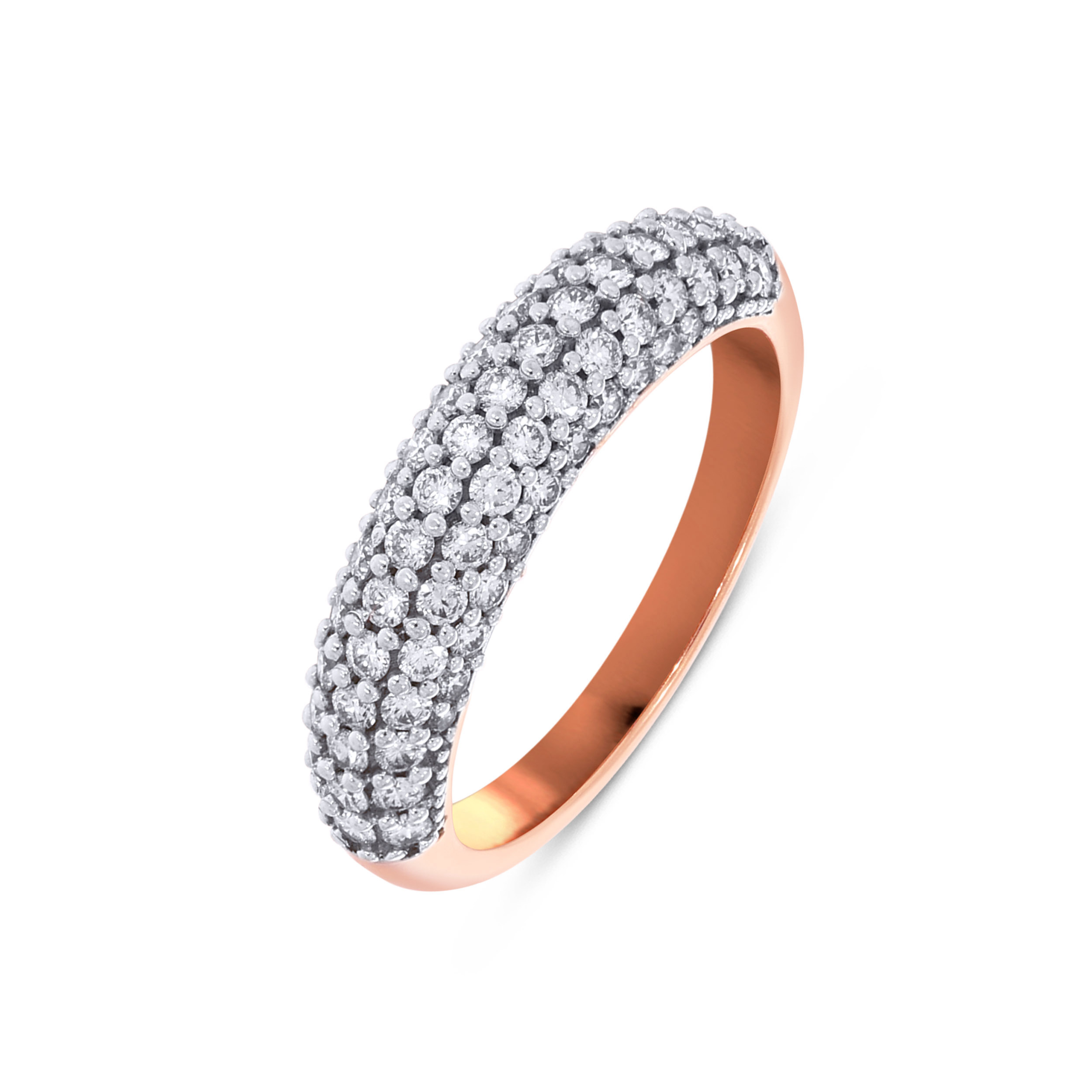 14K Rose Gold Diamond Ring-DLR-D000790431 - Senco Gold and Diamonds