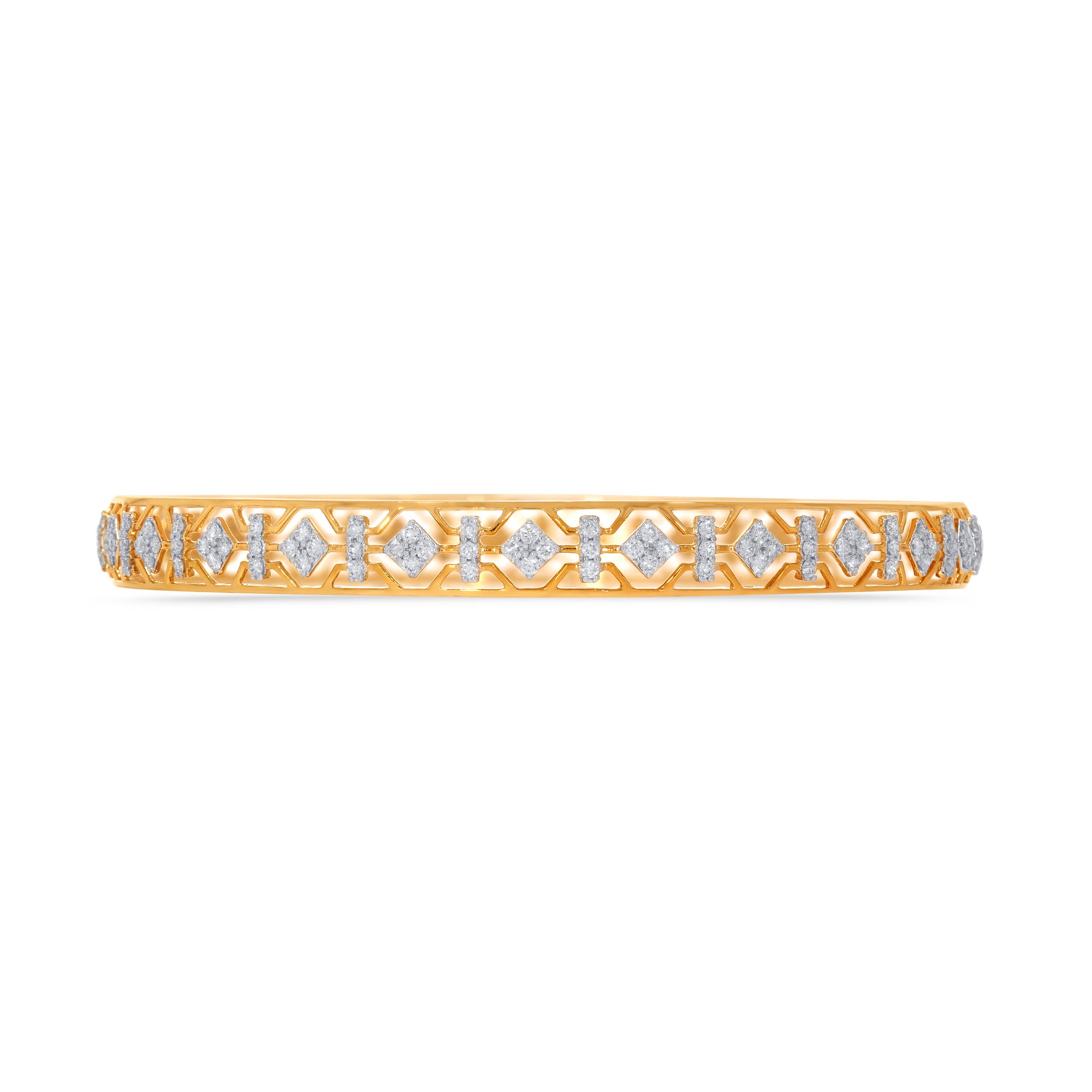 Lumina Lattice Diamond Bangle - Senco Gold and Diamonds
