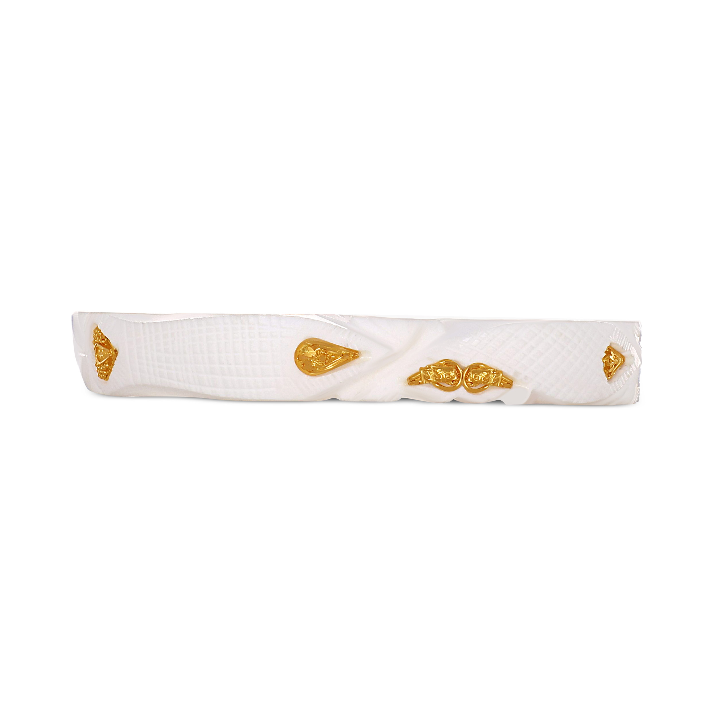Sacred Elegance Gold Sankha Bangle - Senco Gold and Diamonds
