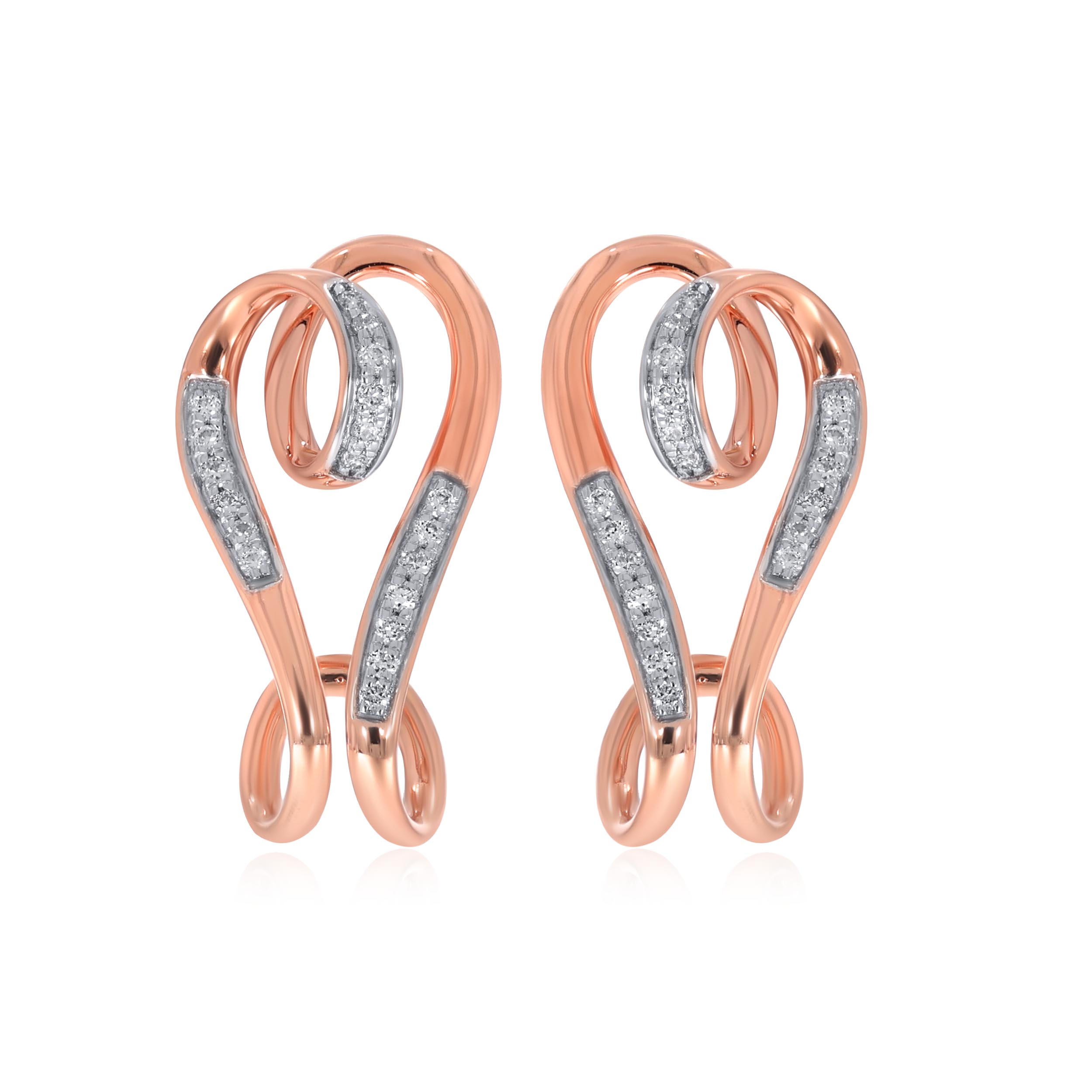 Adorable Spin Diamond Studs - Senco Gold and Diamonds