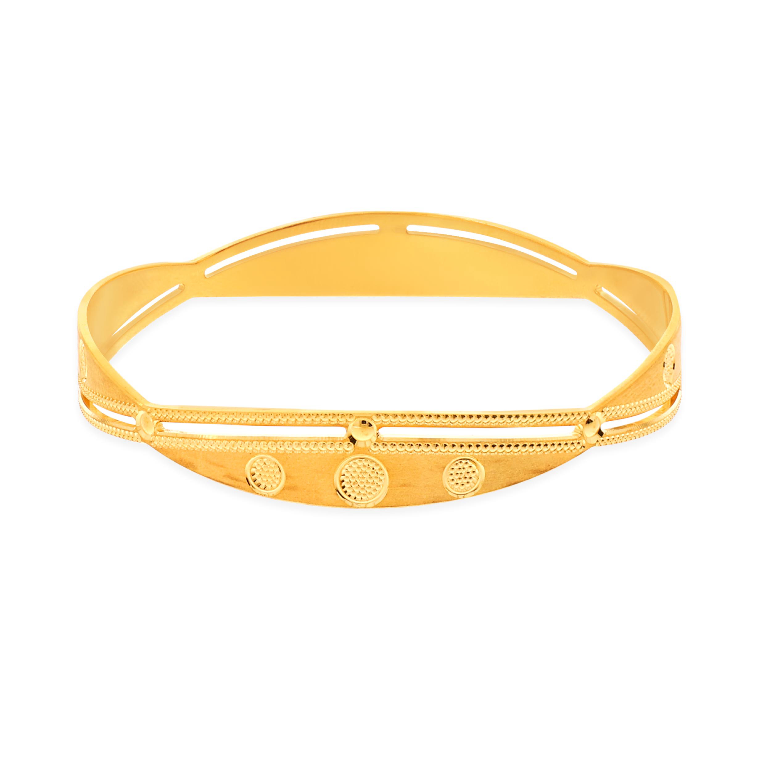 Chic Radiance Gold Bangle - Senco Gold and Diamonds