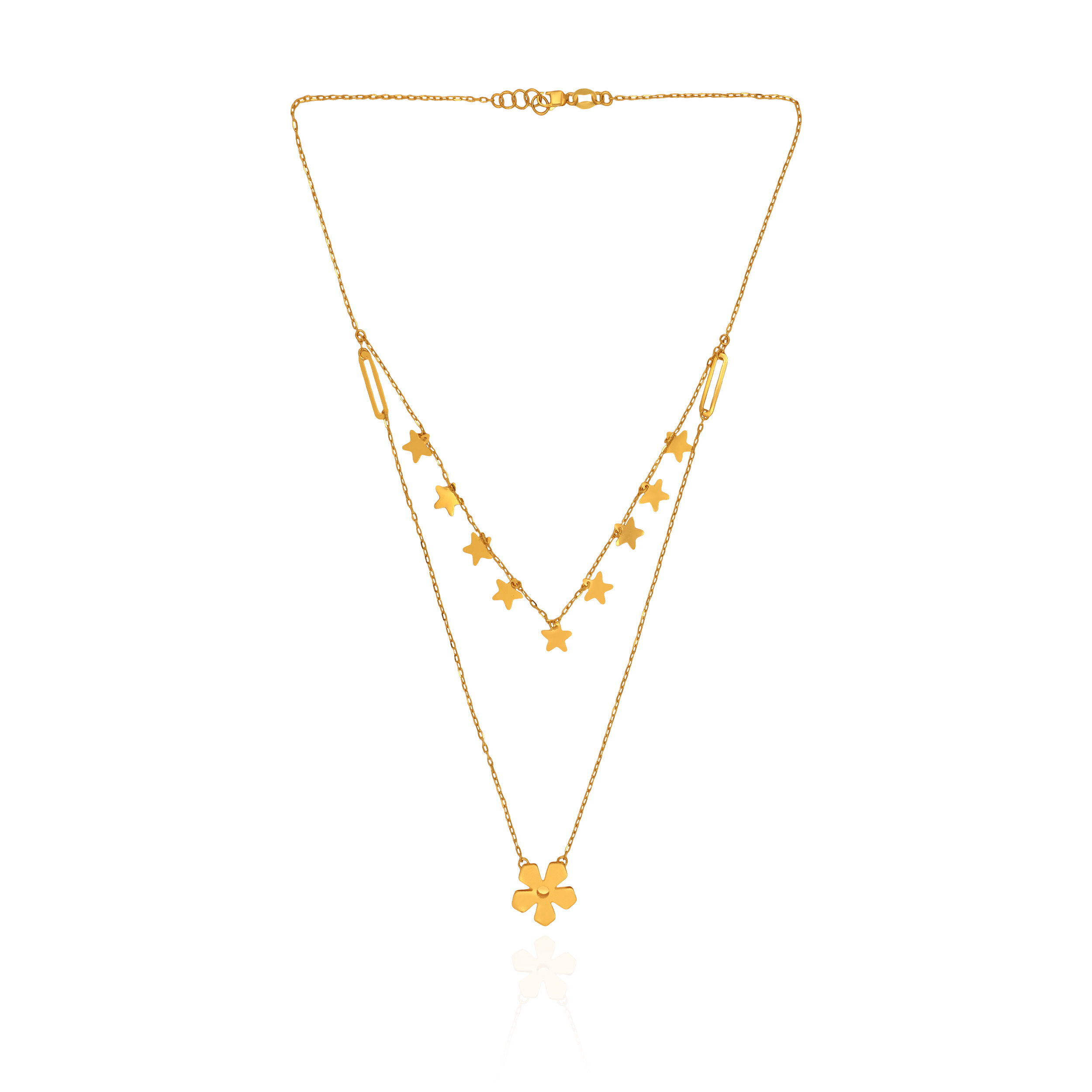 Stellar Layered Gold Chain - Senco Gold and Diamonds