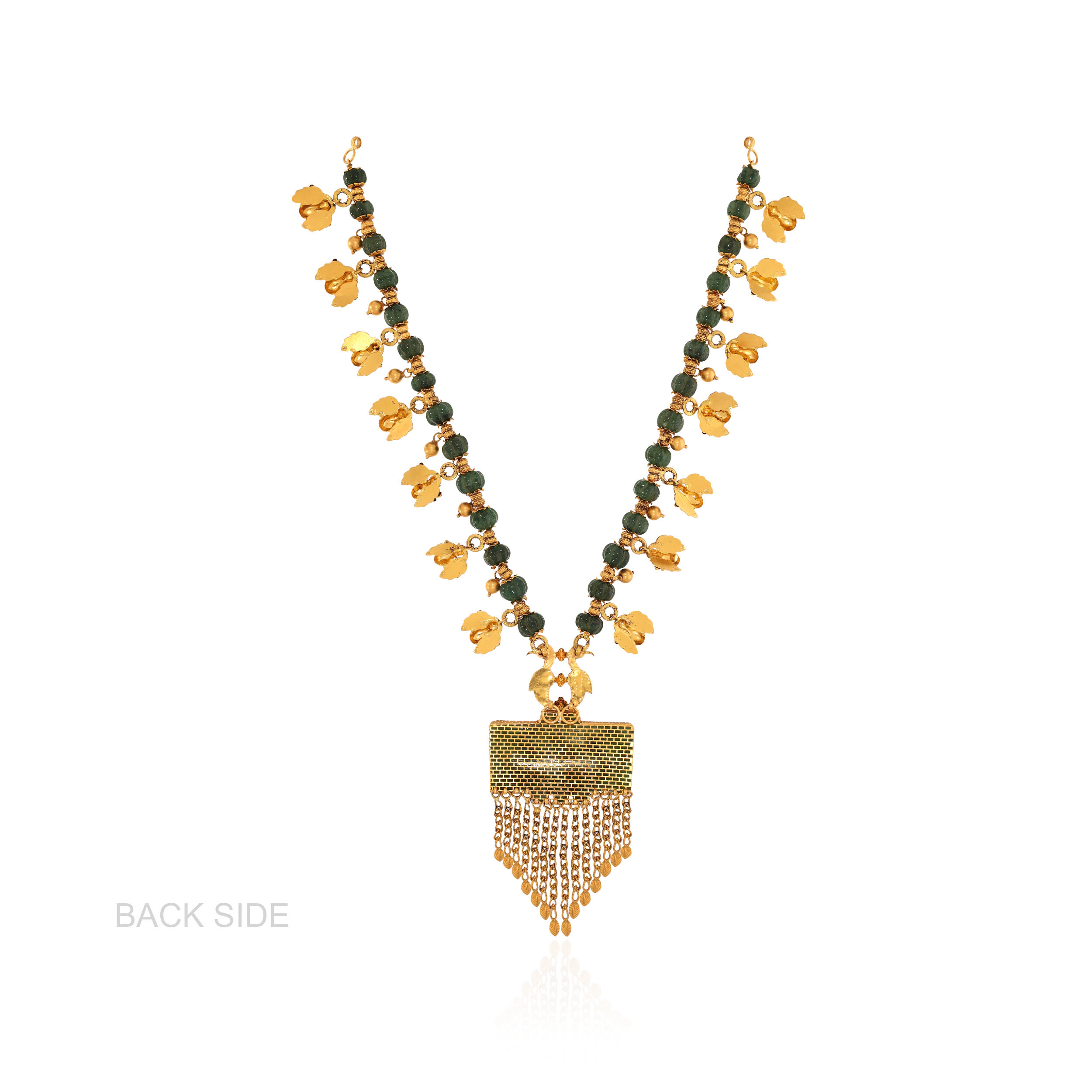 22K Yellow Gold Kundan Necklace-GN-D000788419 - Senco Gold and Diamonds