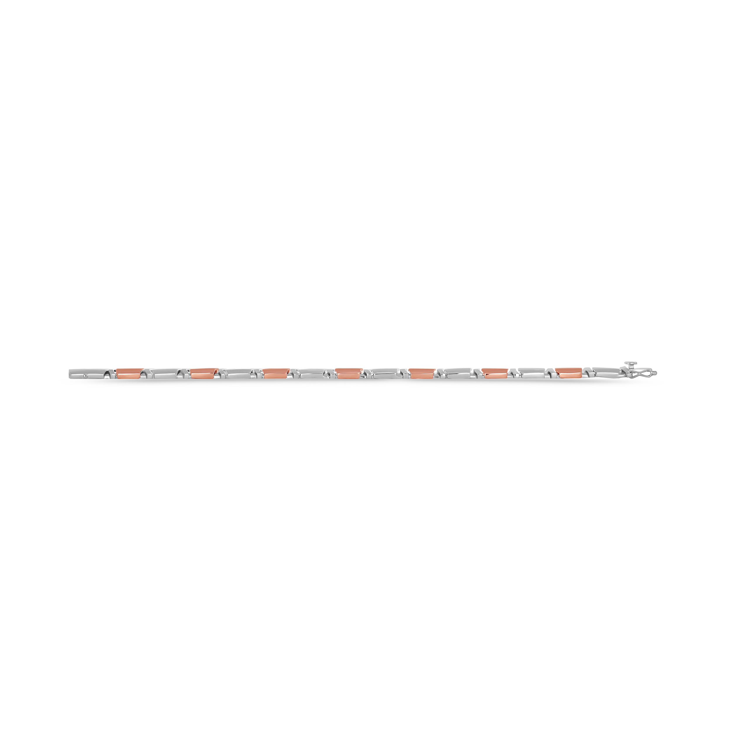 Alternating Luxe Platinum Men's Wristlet - Senco Gold and Diamonds