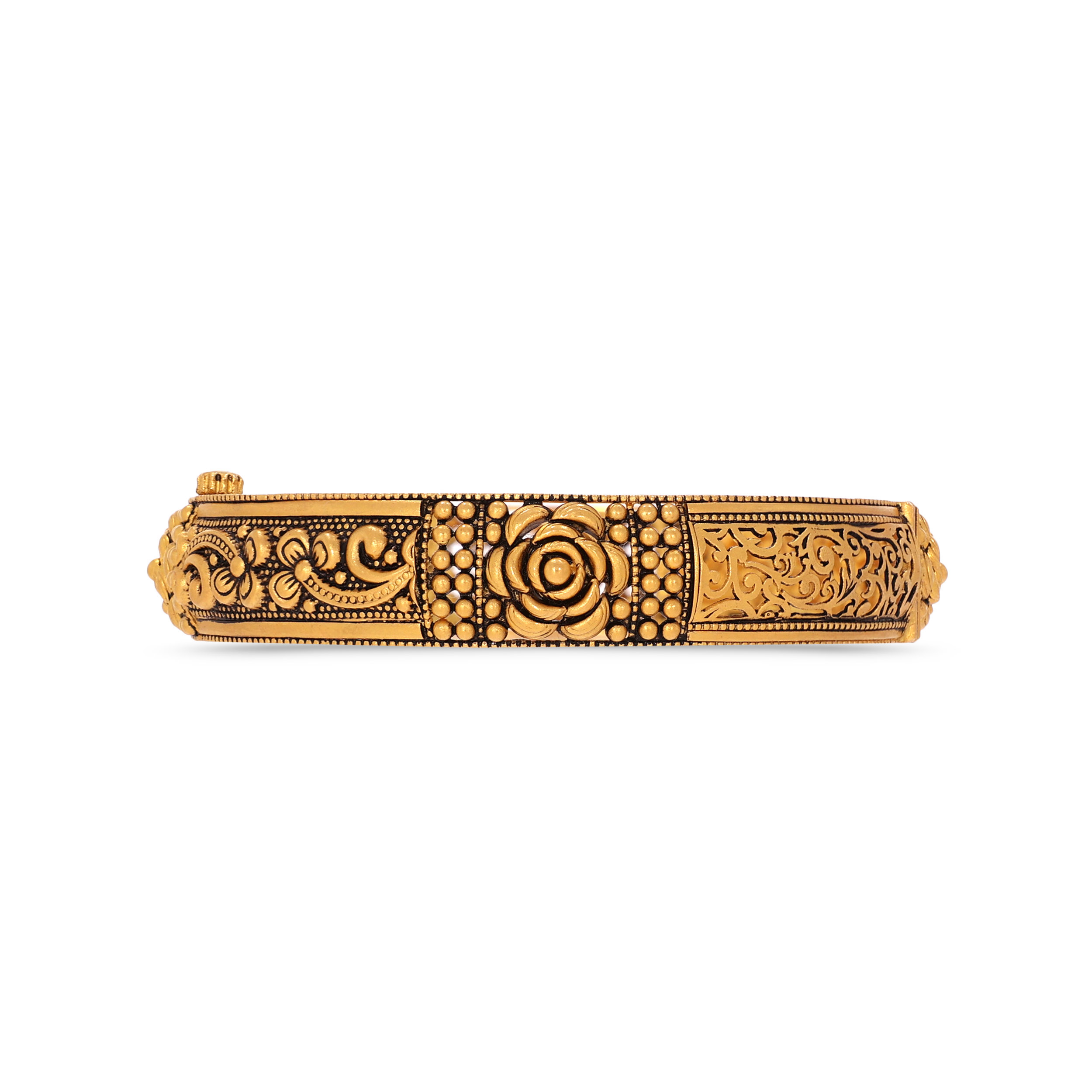 Antique Legacy Chur Bangle - Senco Gold and Diamonds