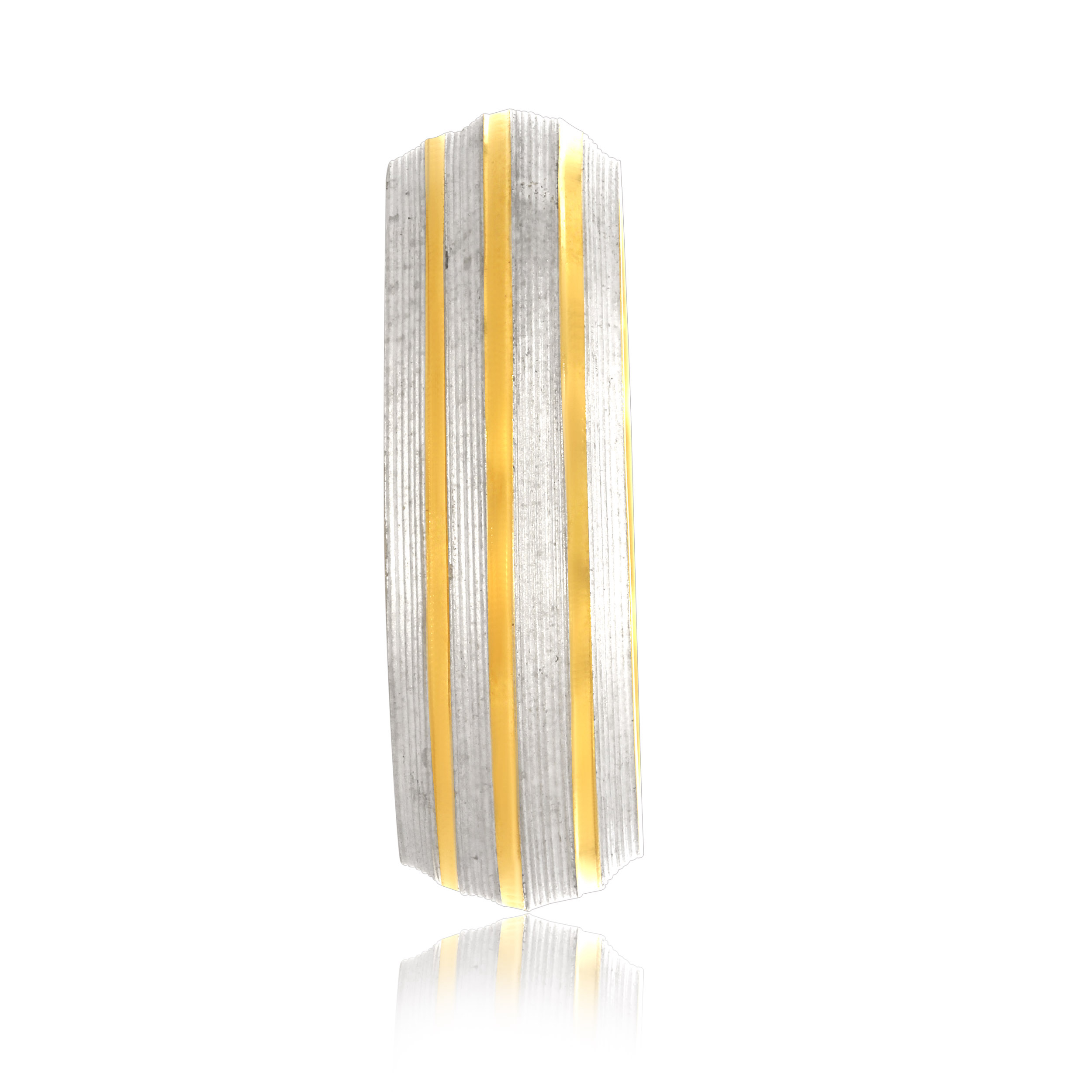 An Inner Artisan Men's Gold Band Ring - Senco Gold and Diamonds