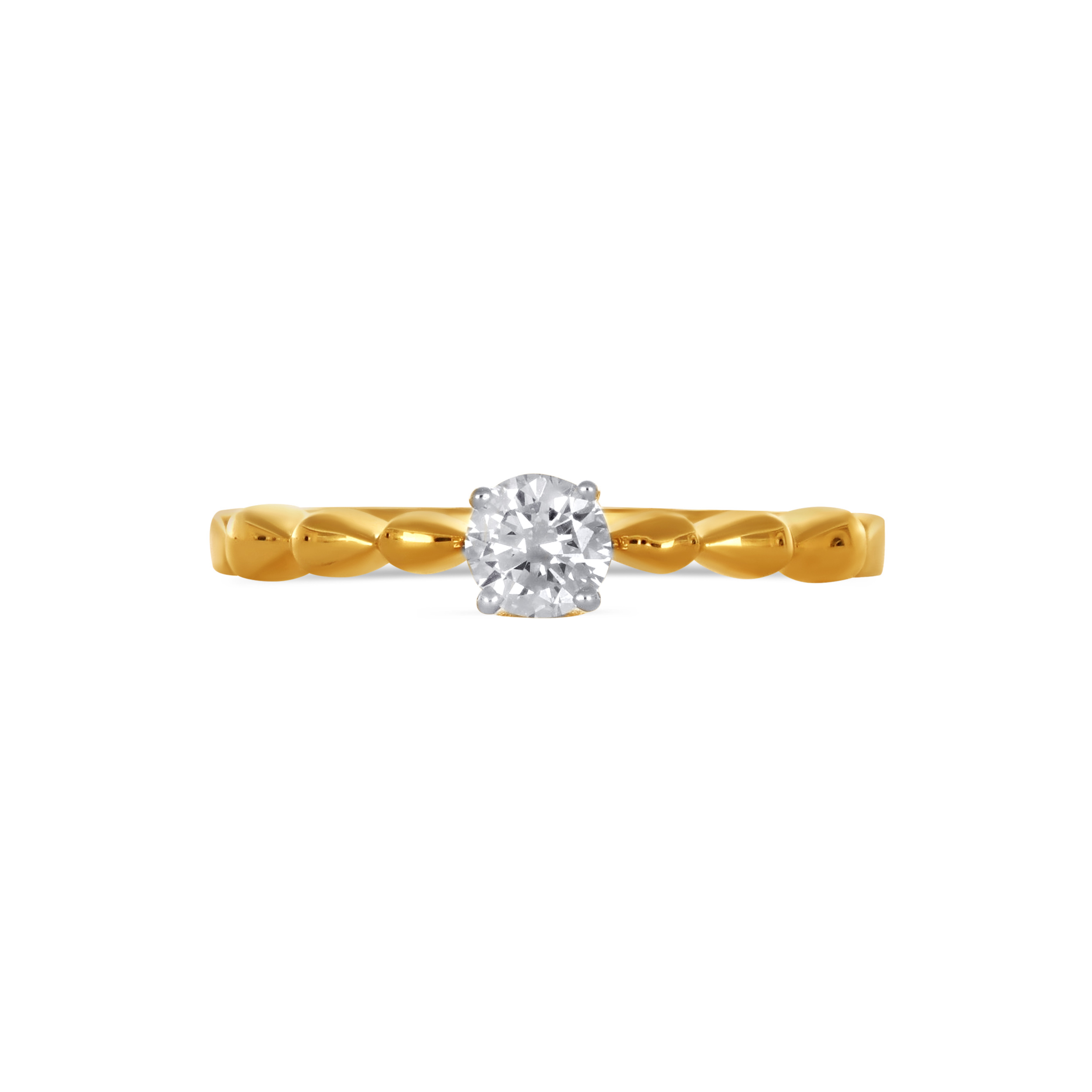 Radiant Embrace Solitaire Diamond Ring - Senco Gold and Diamonds