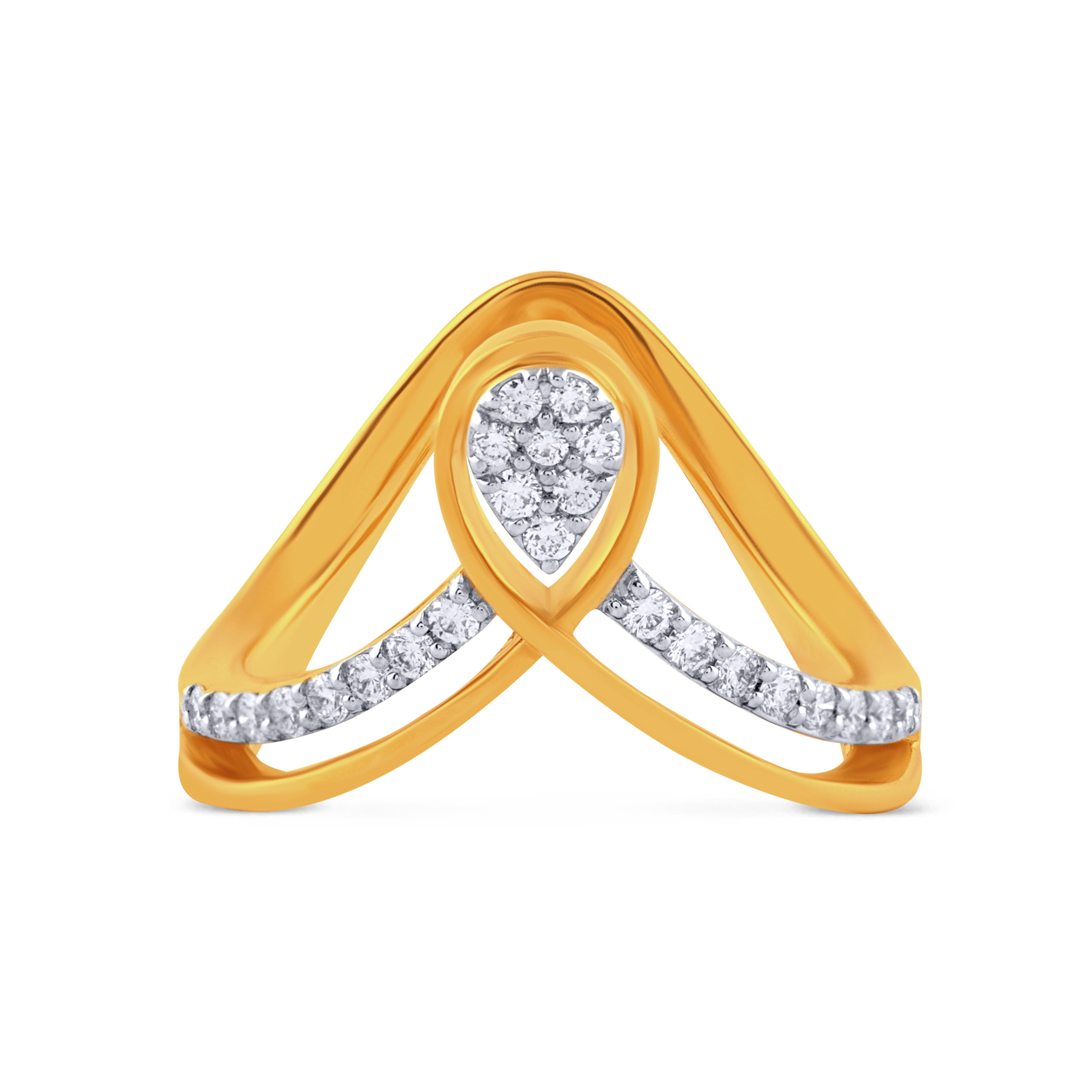 Looplight Gold Diamond Ring - Senco Gold and Diamonds