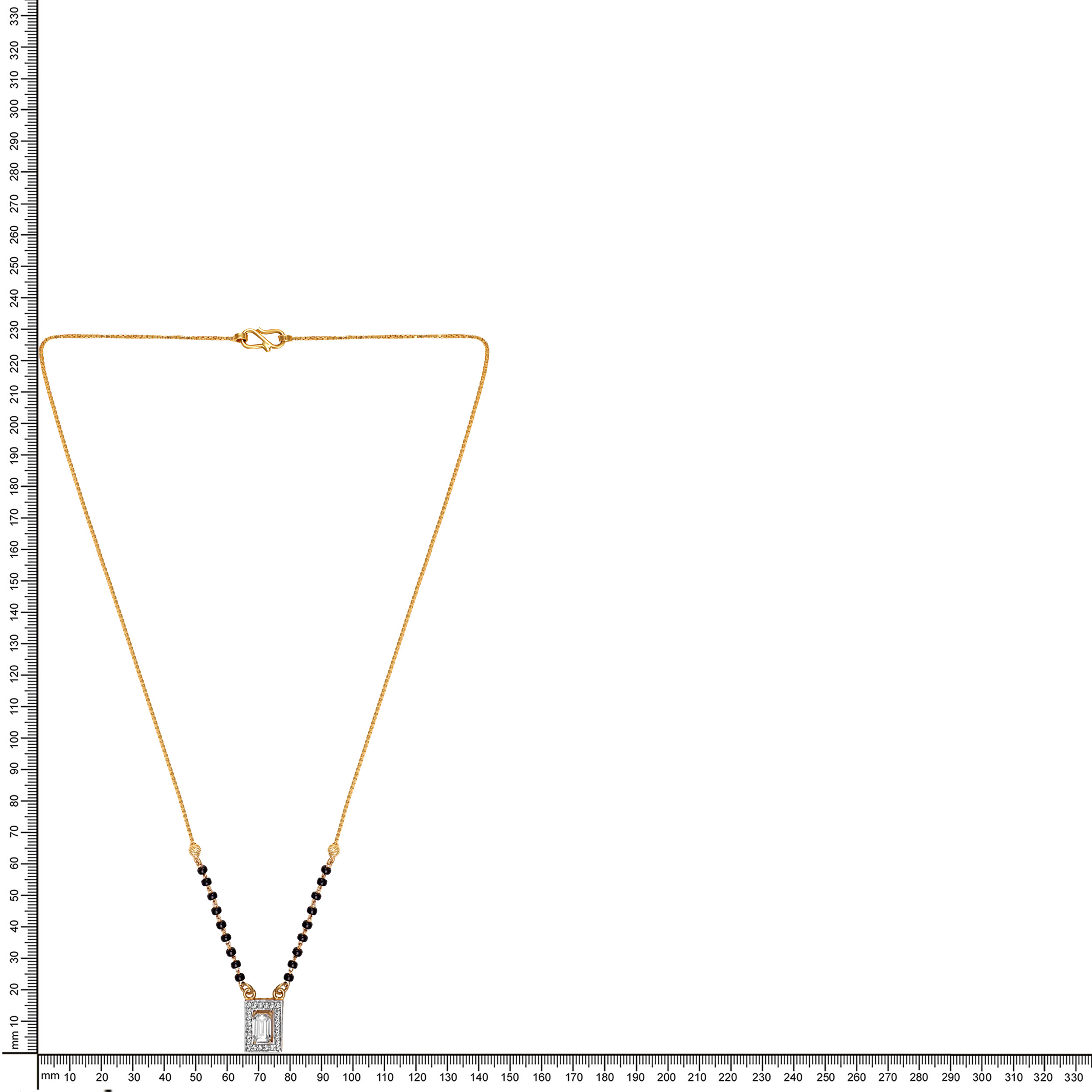 Vows of Eternal Grace Gold Mangalsutra - Senco Gold and Diamonds