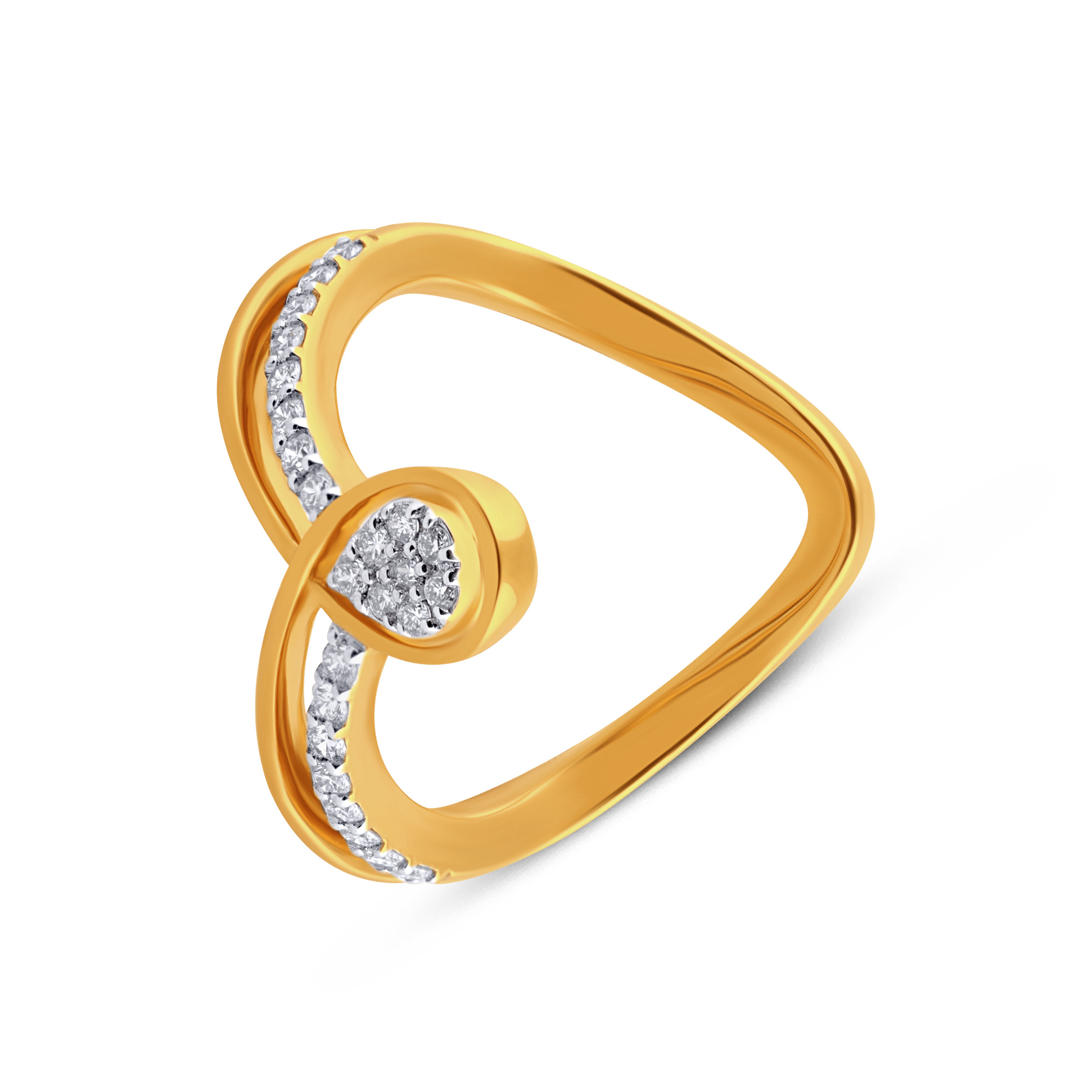 Looplight Gold Diamond Ring - Senco Gold and Diamonds