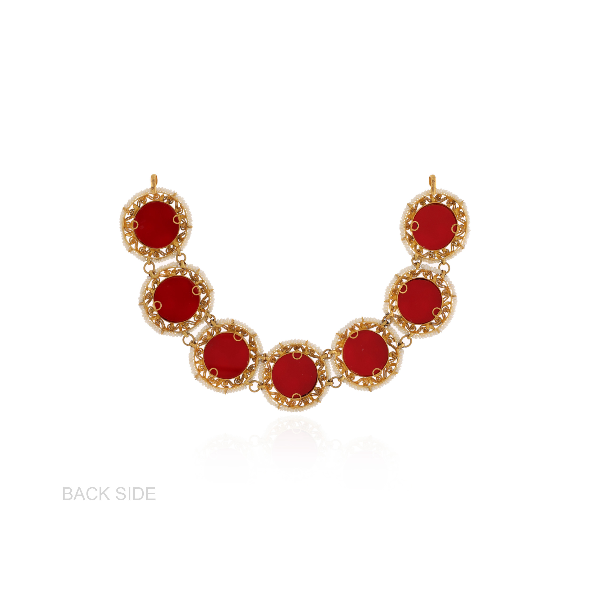 Royal Tusker Antique Gold Necklace - Senco Gold and Diamonds