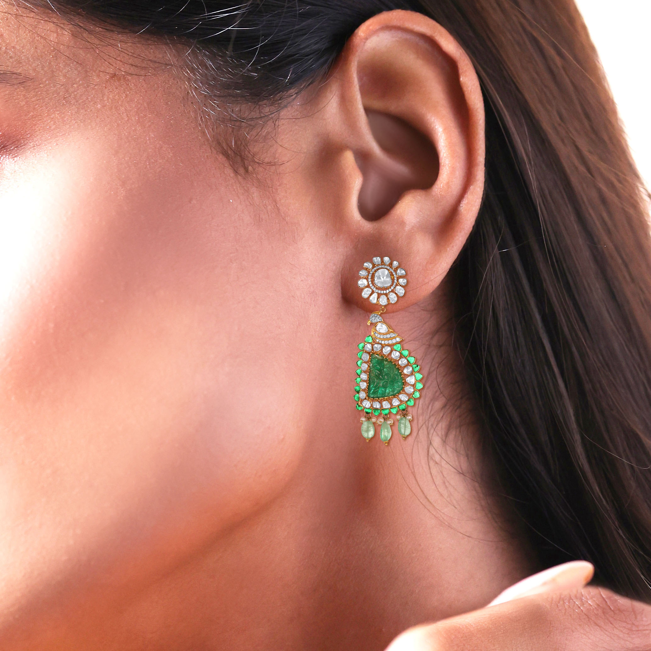 Heirloom Elegance Diamond Earrings - Senco Gold and Diamonds