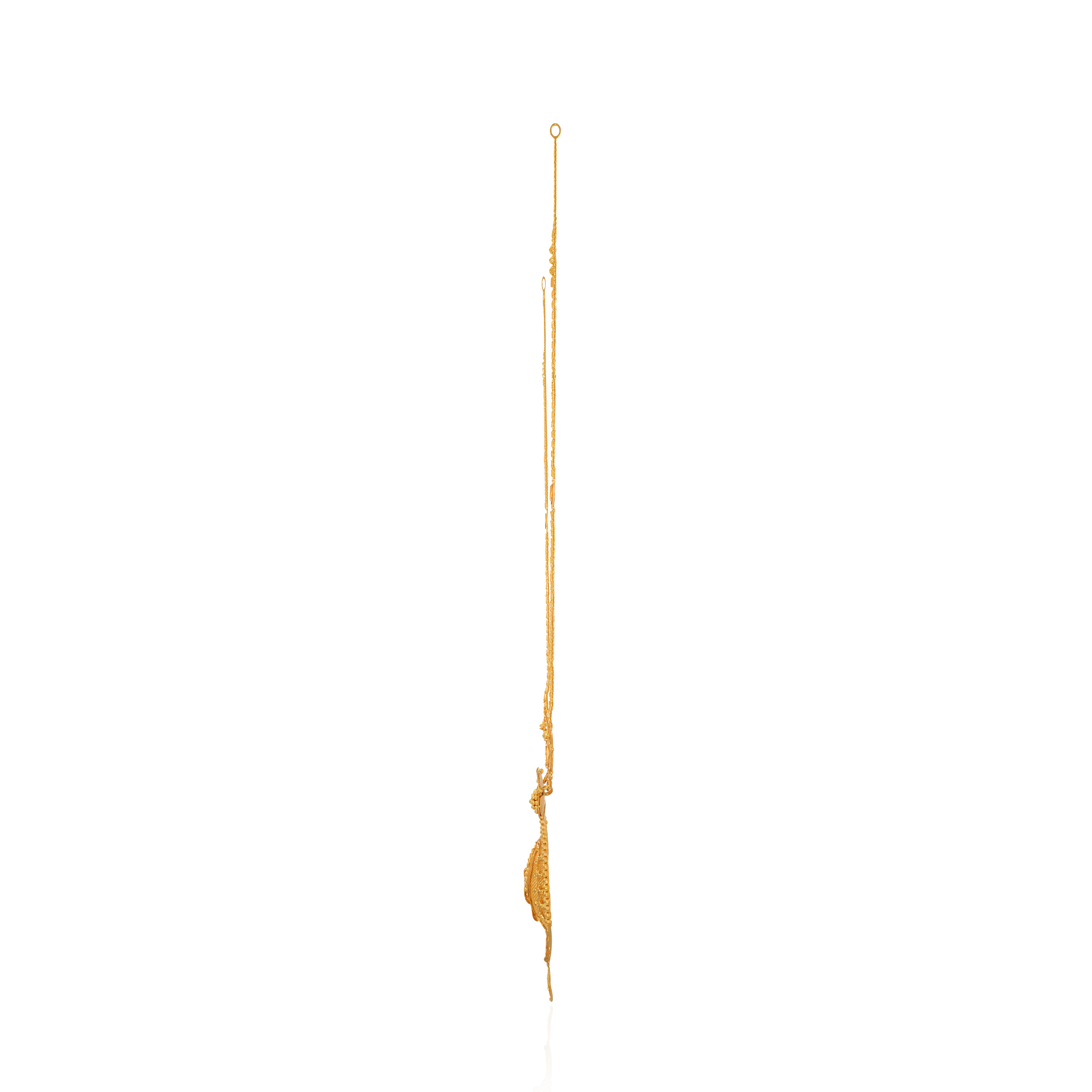 Regal Ceremonial Gold Sitahar Necklace - Senco Gold and Diamonds