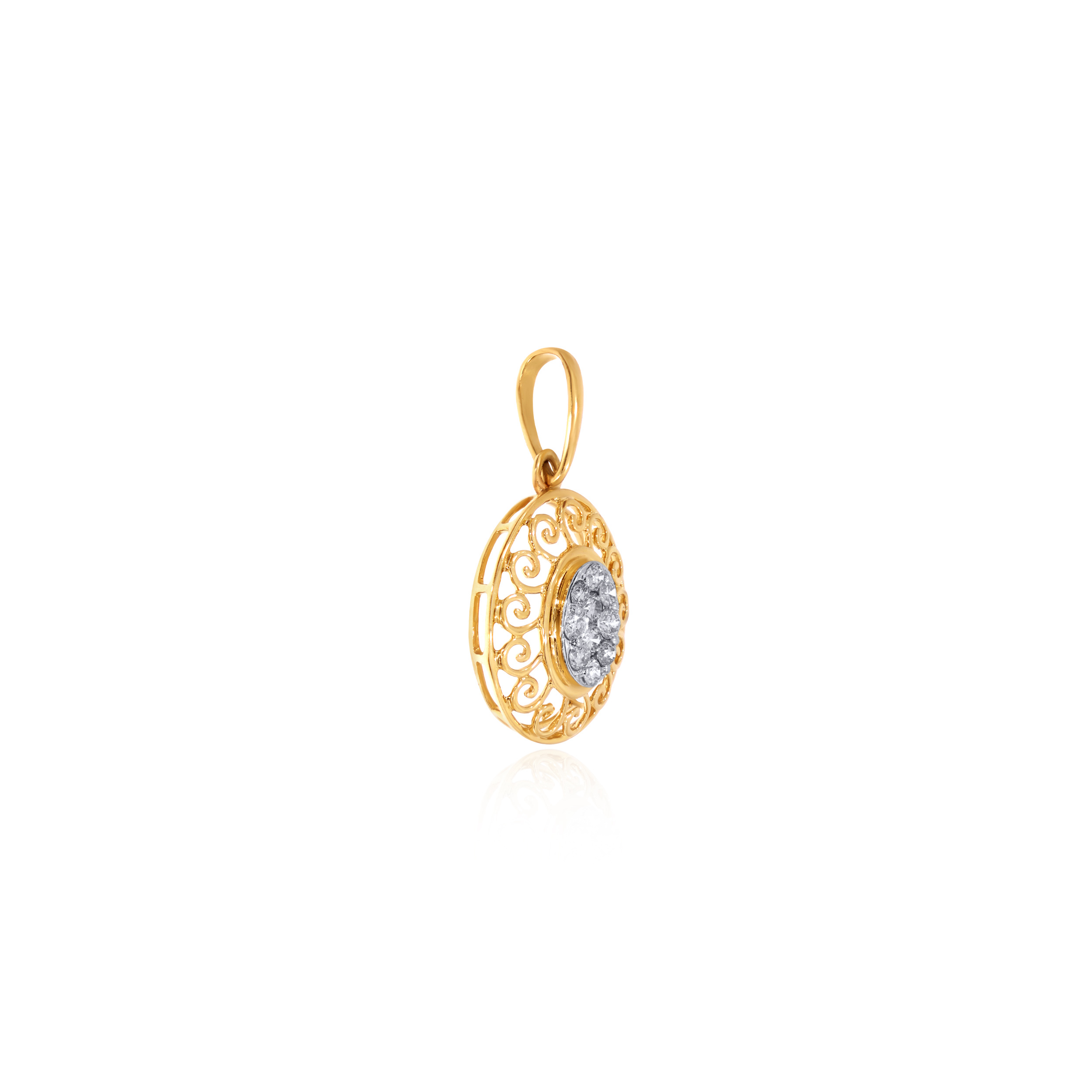 Enchanting Vines Diamond Pendant - Senco Gold and Diamonds