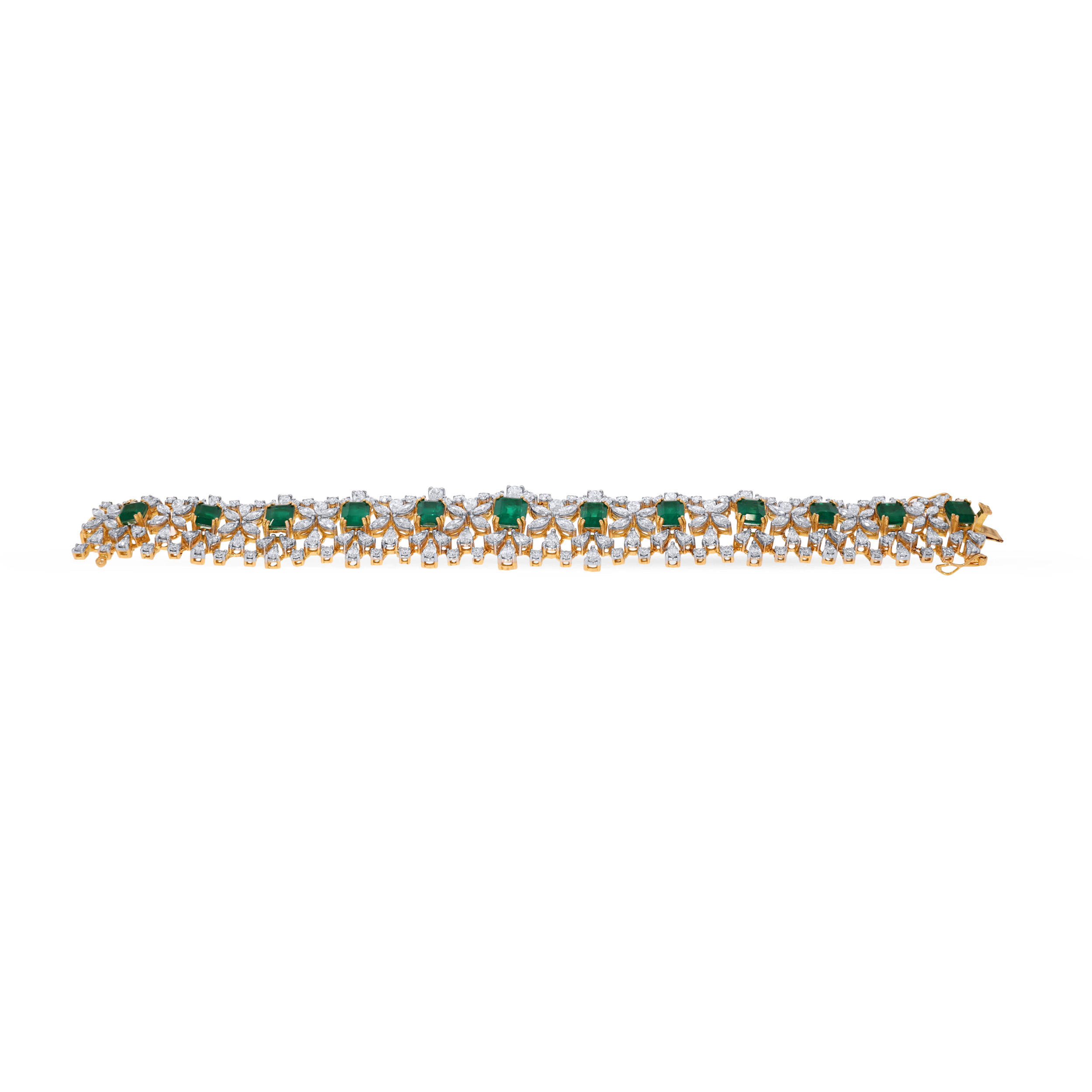 14K Yellow Gold Diamond Bracelet-DBR-D000784649 - Senco Gold and Diamonds