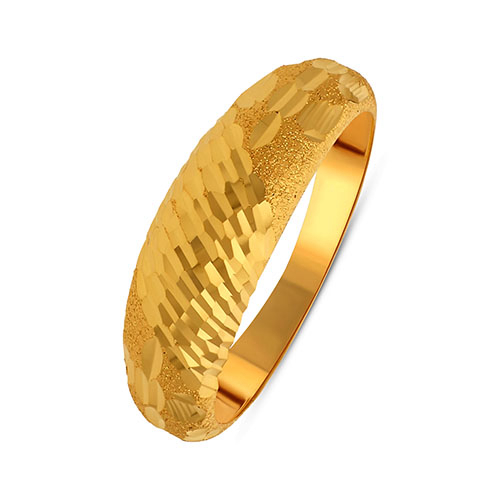 Sculpted Shine Gold Ring - Senco Gold and Diamonds