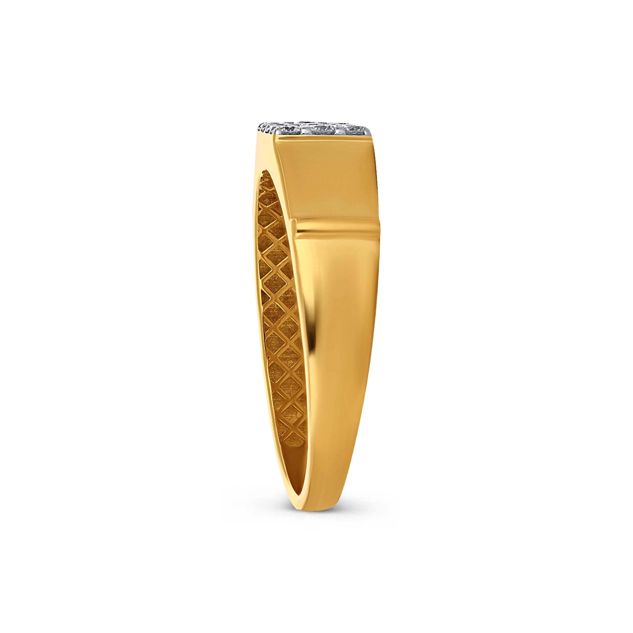 Elite Square Men’s Diamond Ring - Senco Gold and Diamonds