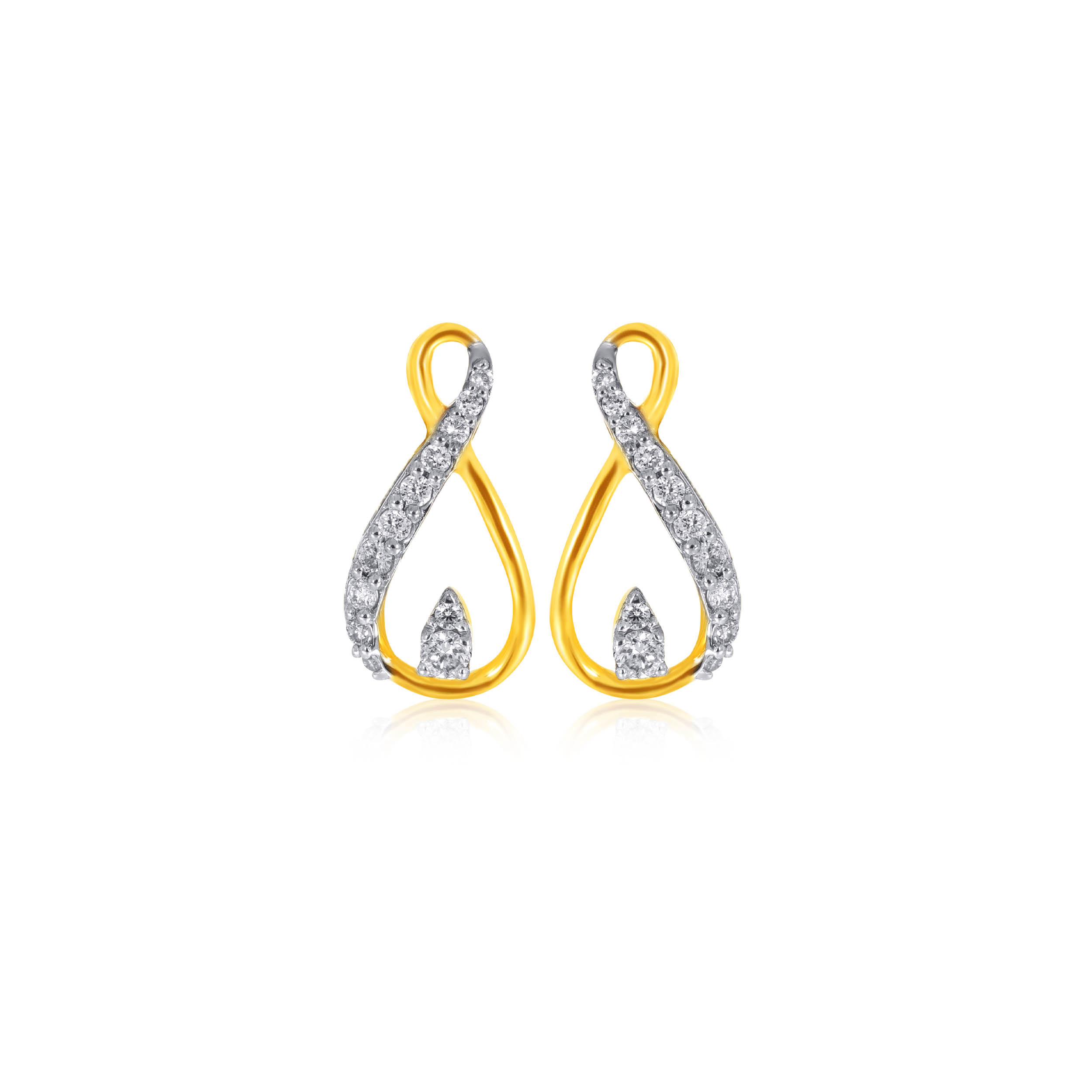 Infinite Shine Diamond Studs - Senco Gold and Diamonds