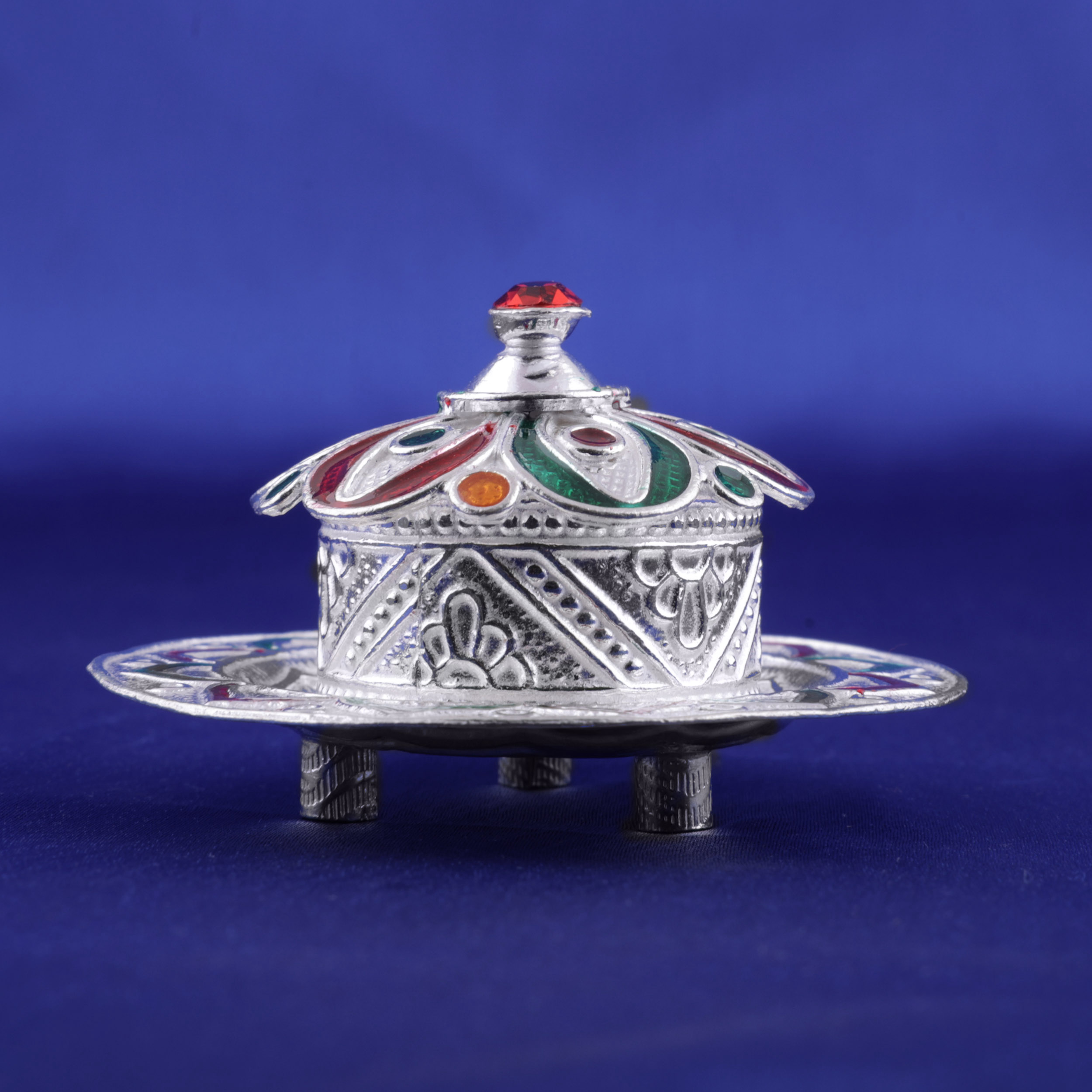 Vintage Ritual Silver Sindoor Dani - Senco Gold and Diamonds
