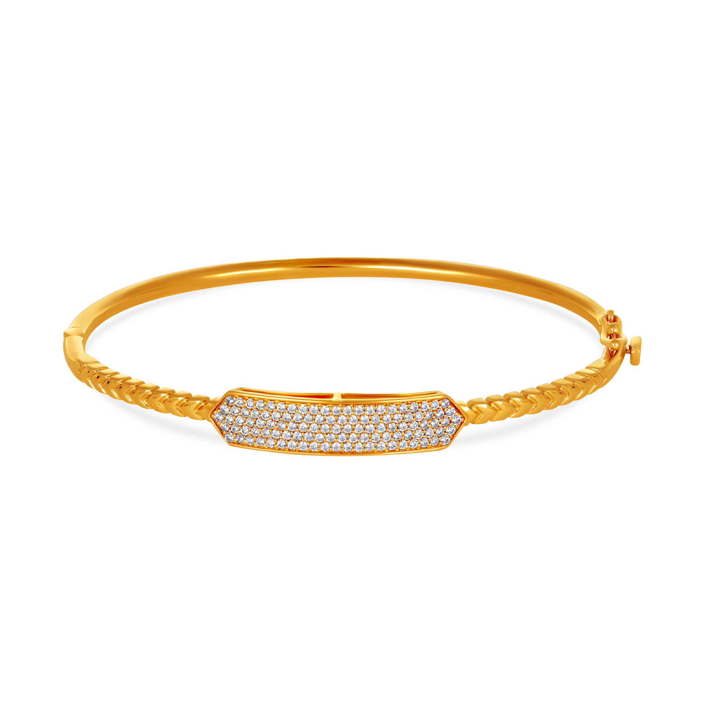 Twisted Gleam Diamond Bracelet - Senco Gold and Diamonds