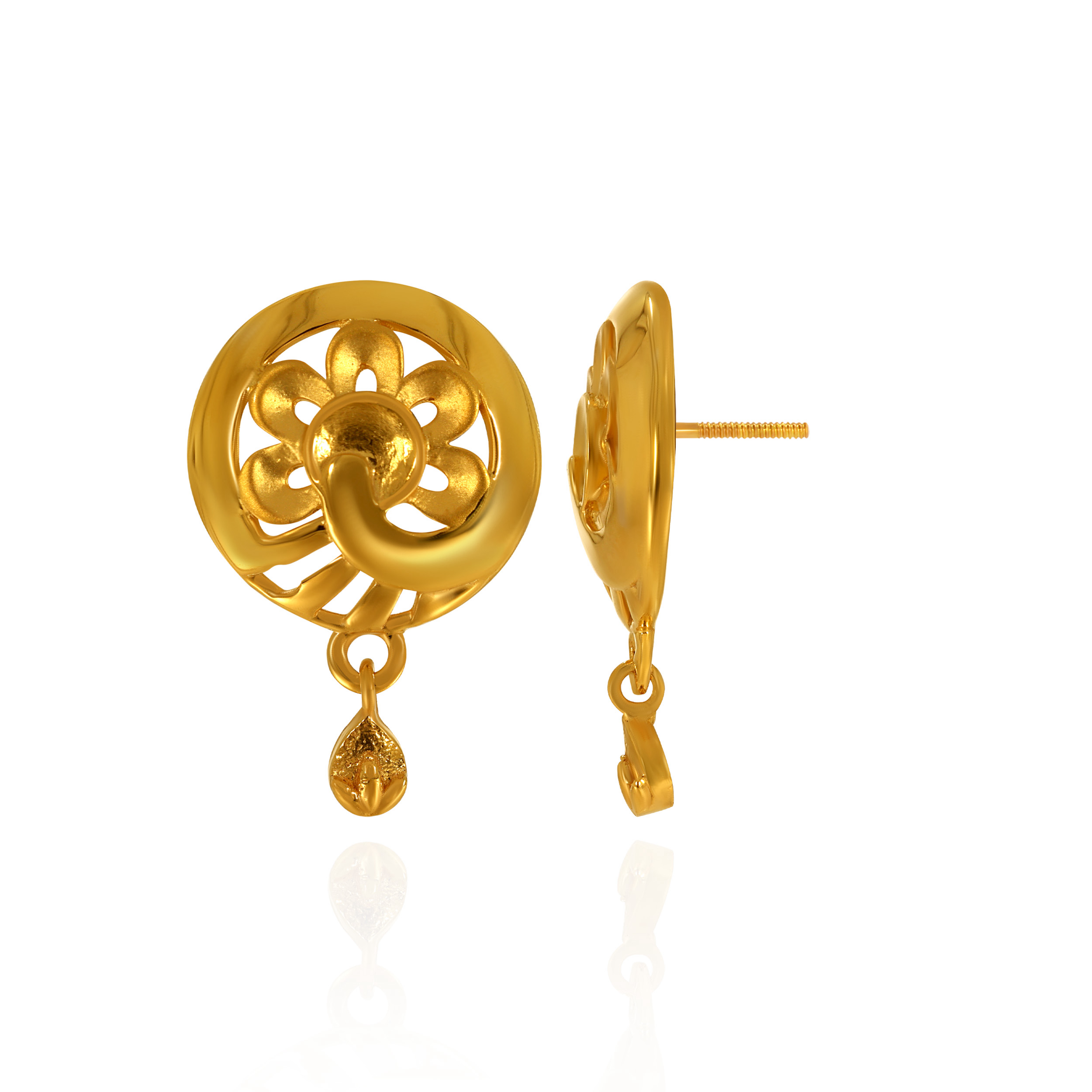 Solstice Bloom Studs - Senco Gold and Diamonds