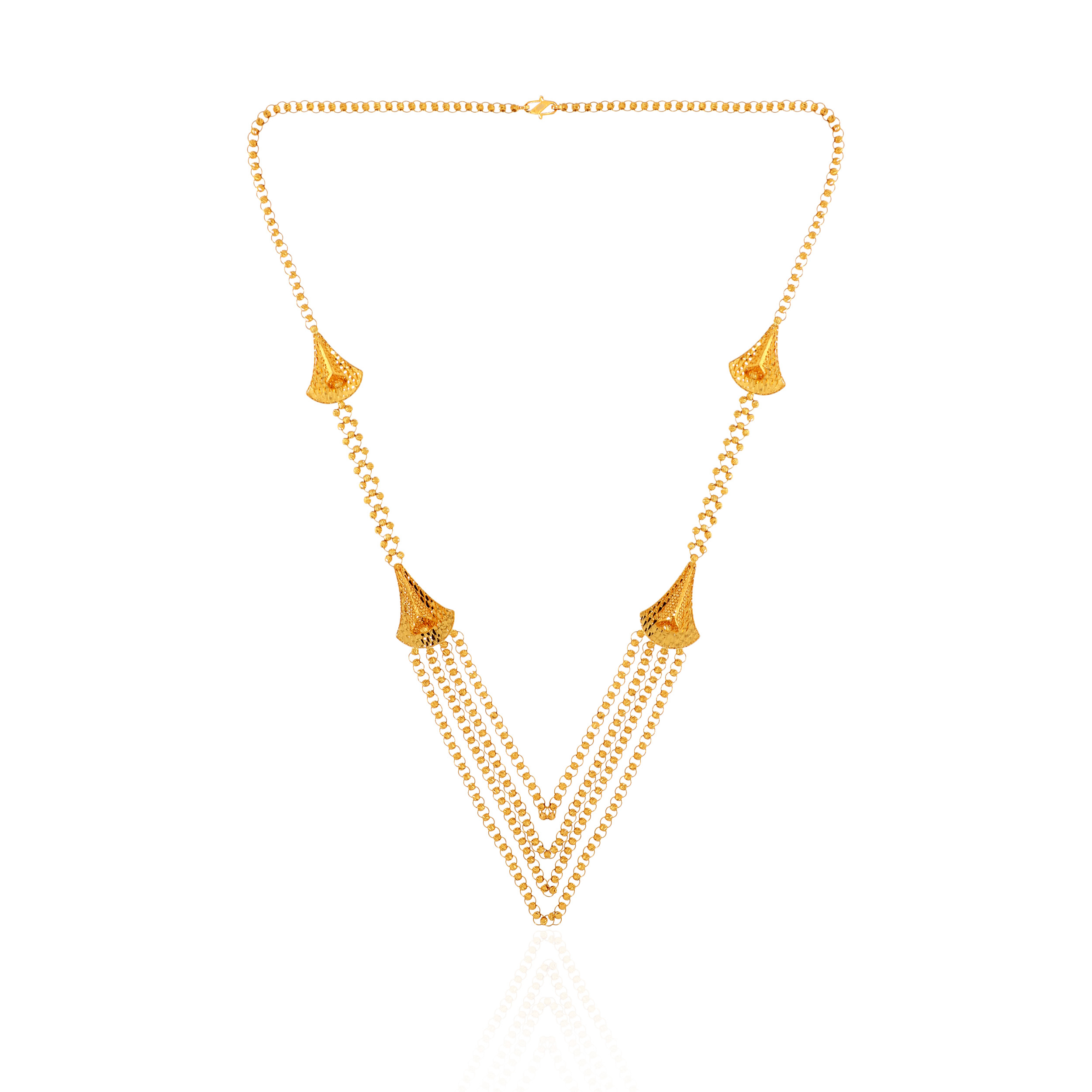 Royal Layered Gold Chain - Senco Gold and Diamonds