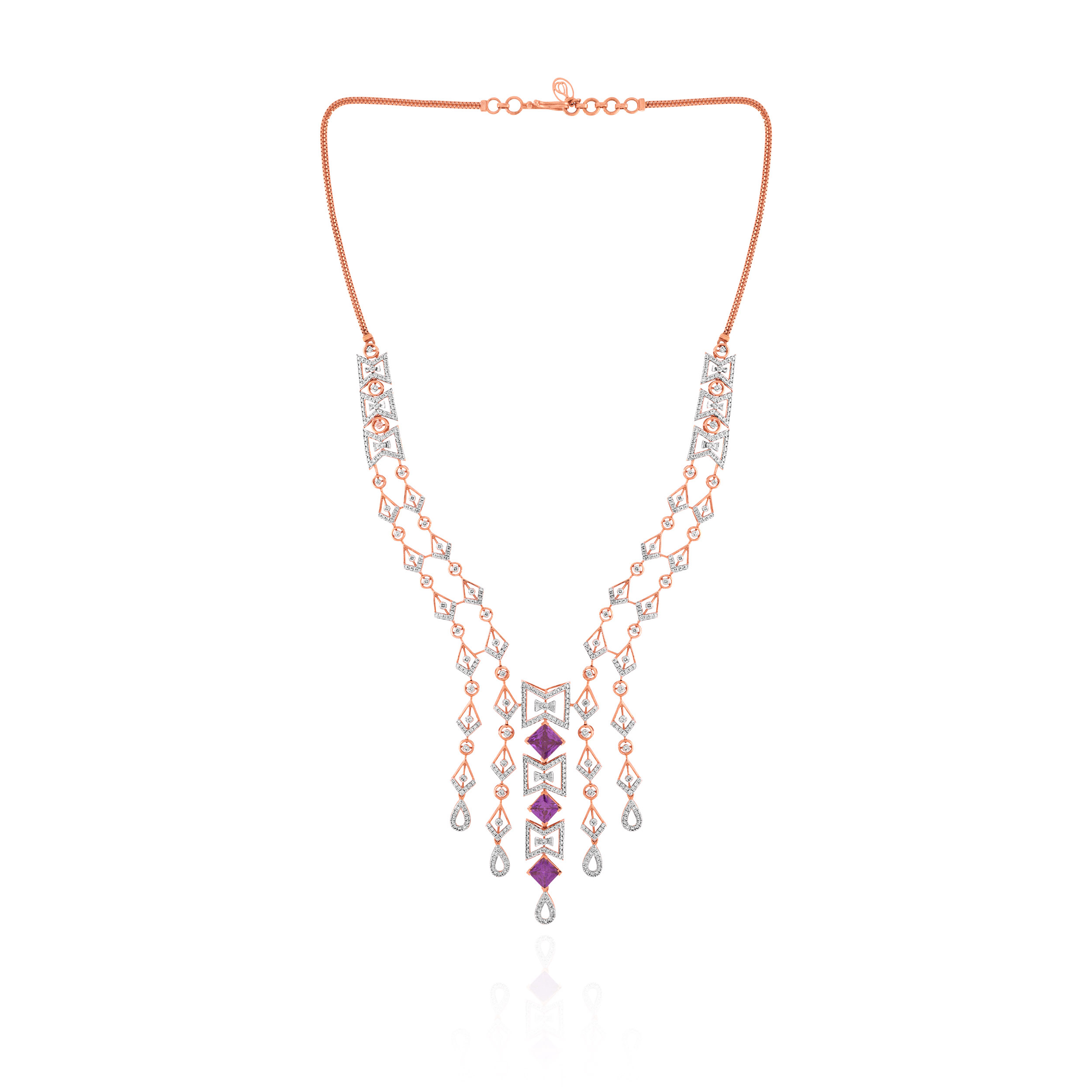 Meliora Symphony Diamond Necklace - Senco Gold and Diamonds
