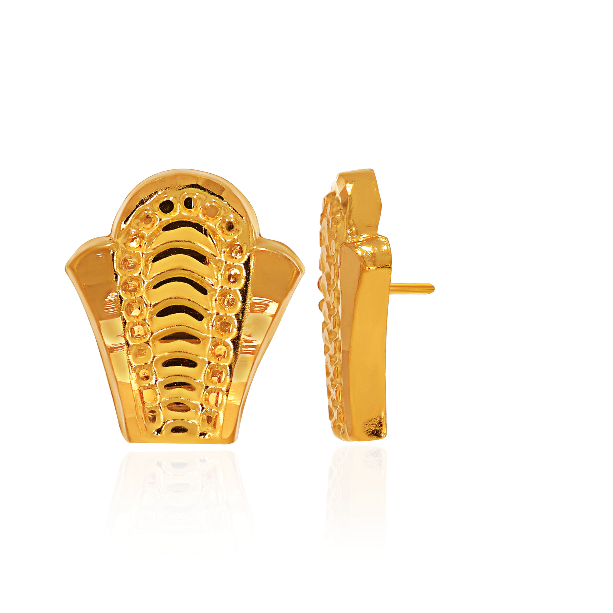 22K Yellow Gold Gold Studs Earrings-GP-D000712552 - Senco Gold and Diamonds