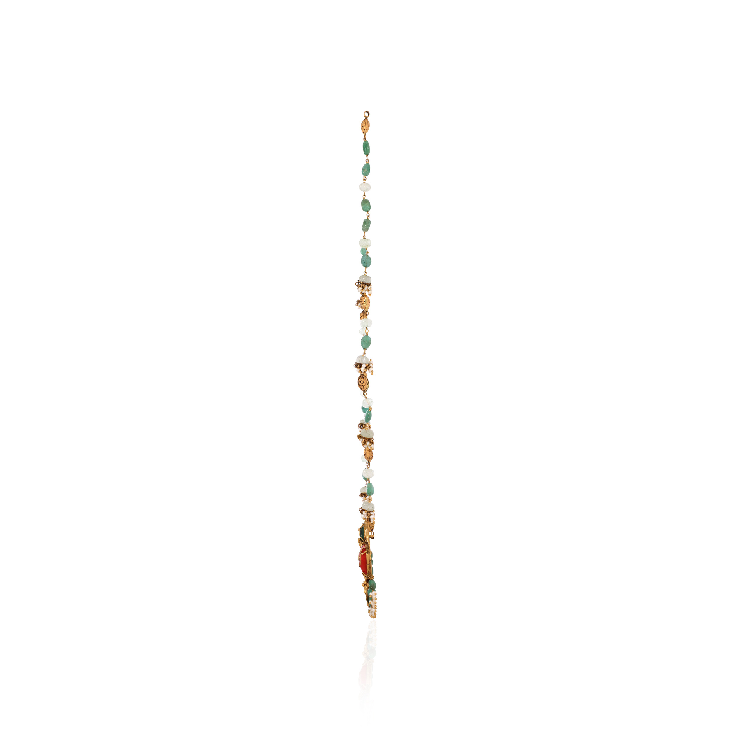 22K Yellow Gold Kundan Necklace-GN-D000782872 - Senco Gold and Diamonds