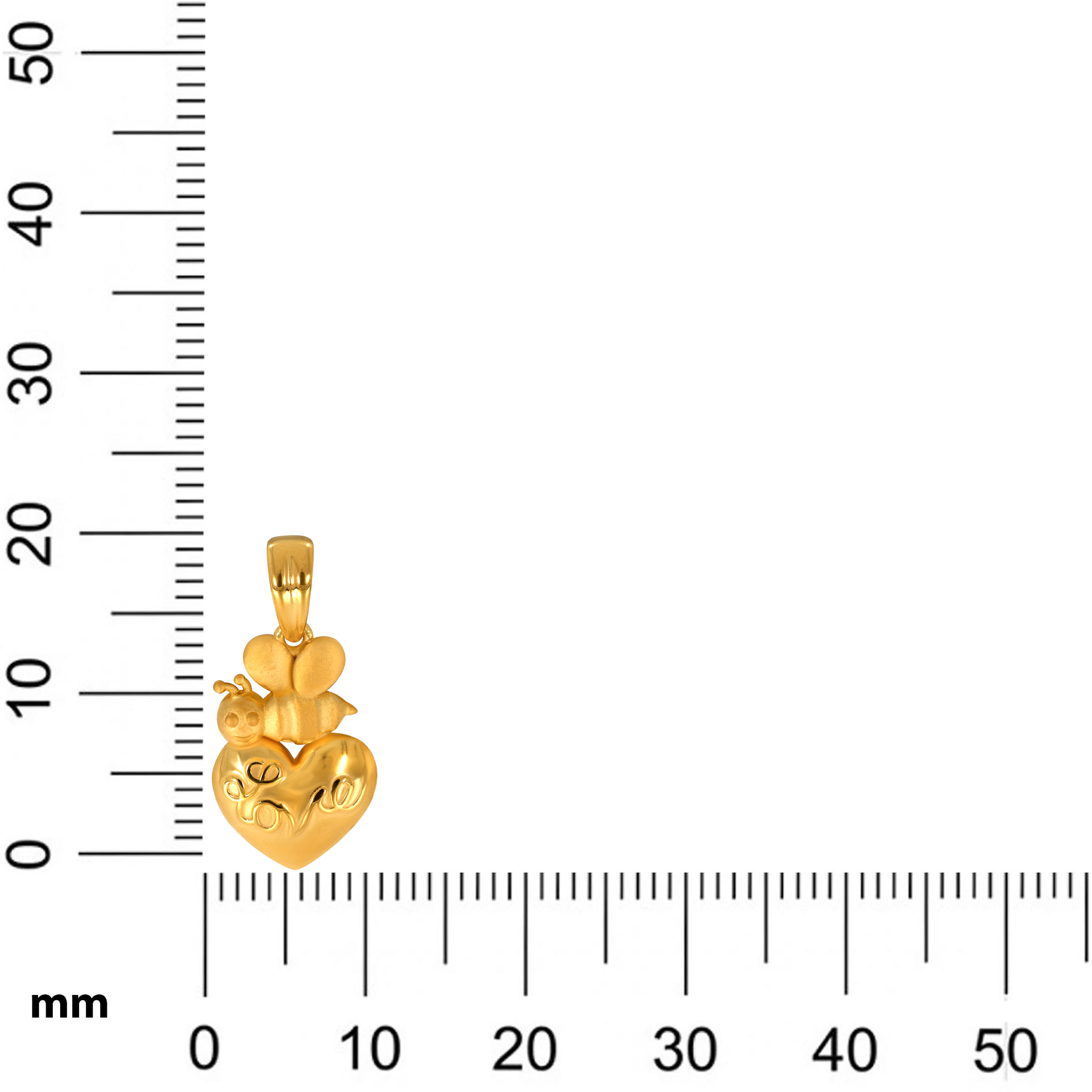 Adorable Bee Gold Pendant - Senco Gold and Diamonds