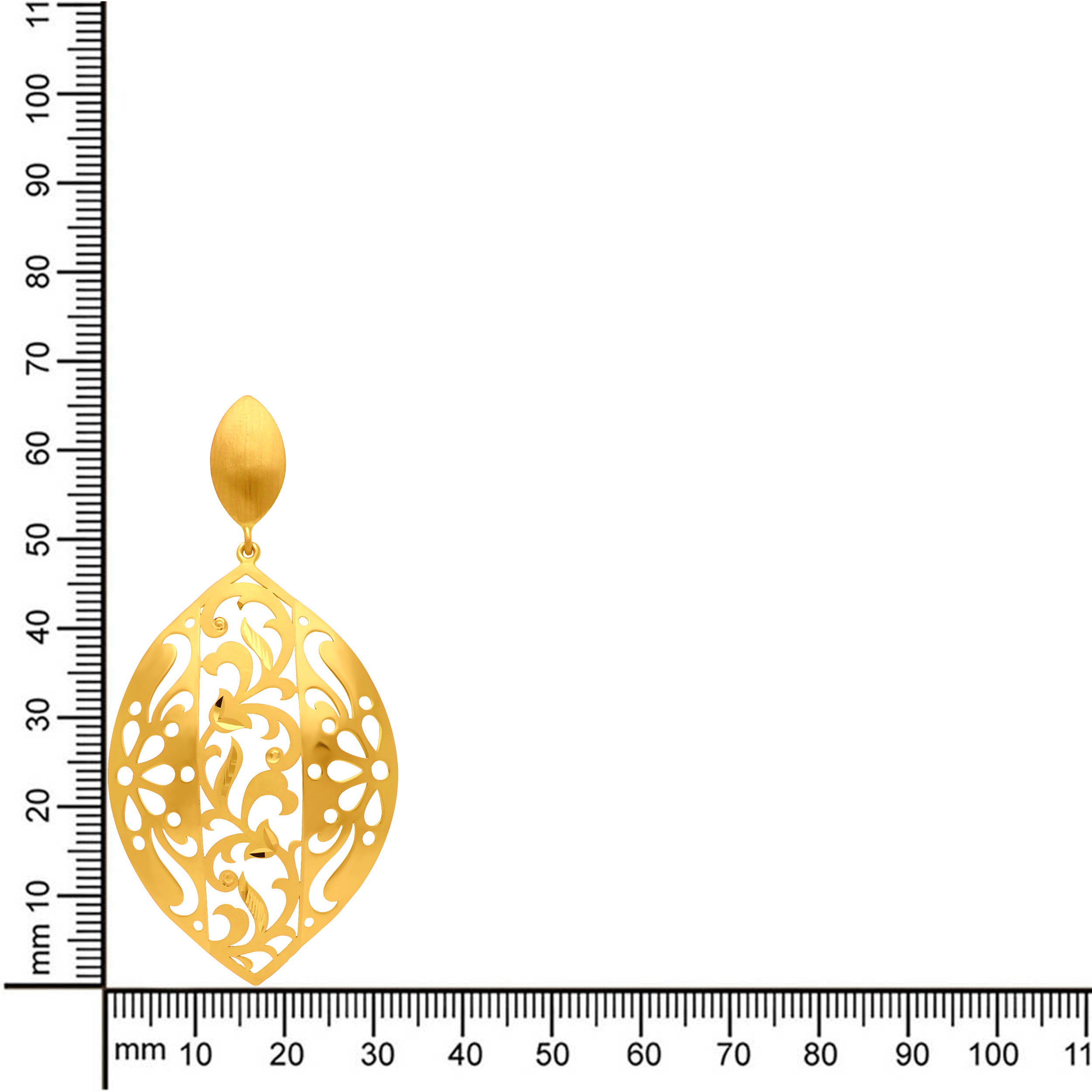 Art of Flora Gold Earrings - Senco Gold and Diamonds