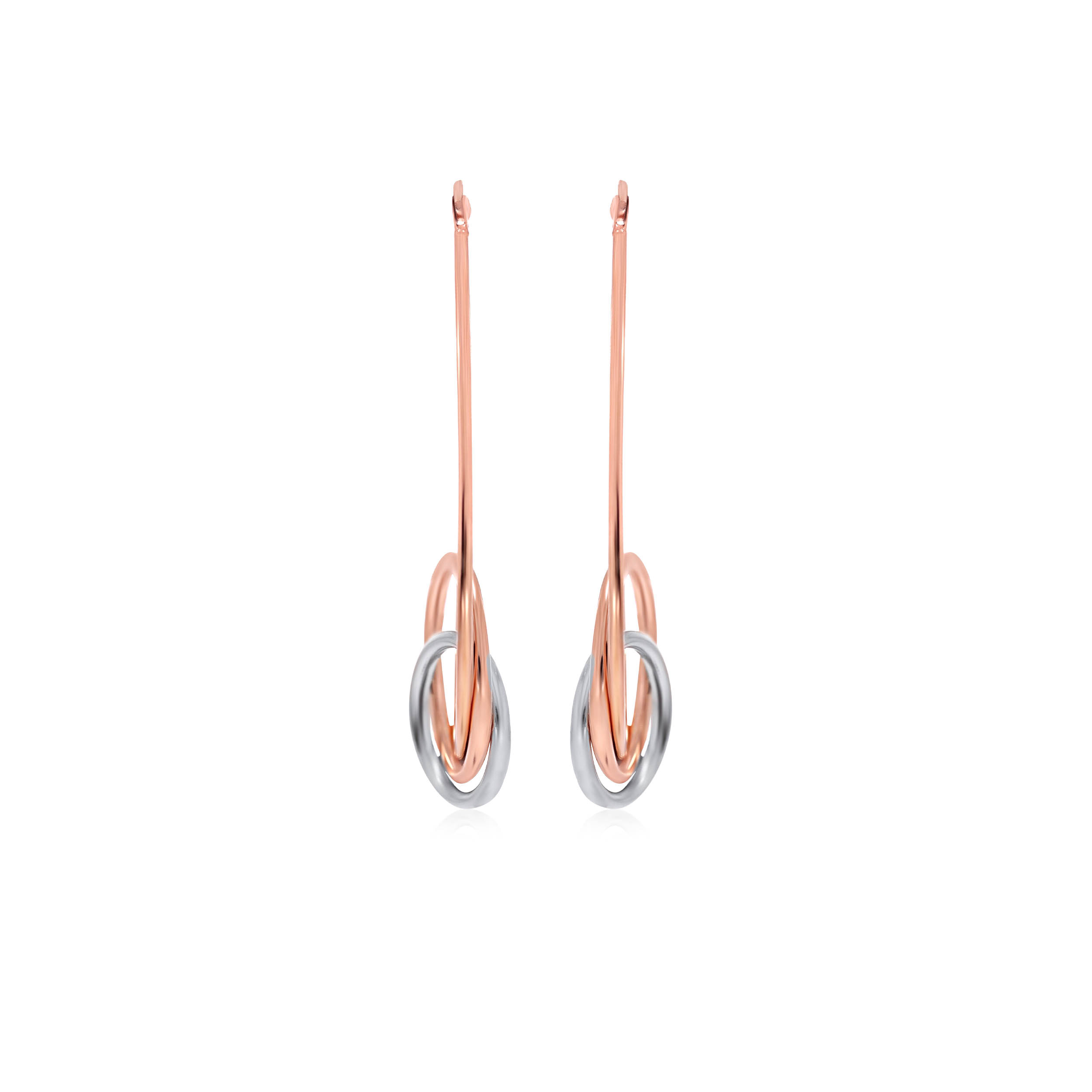 Groovy Vibes Gold Hoop Earrings - Senco Gold and Diamonds