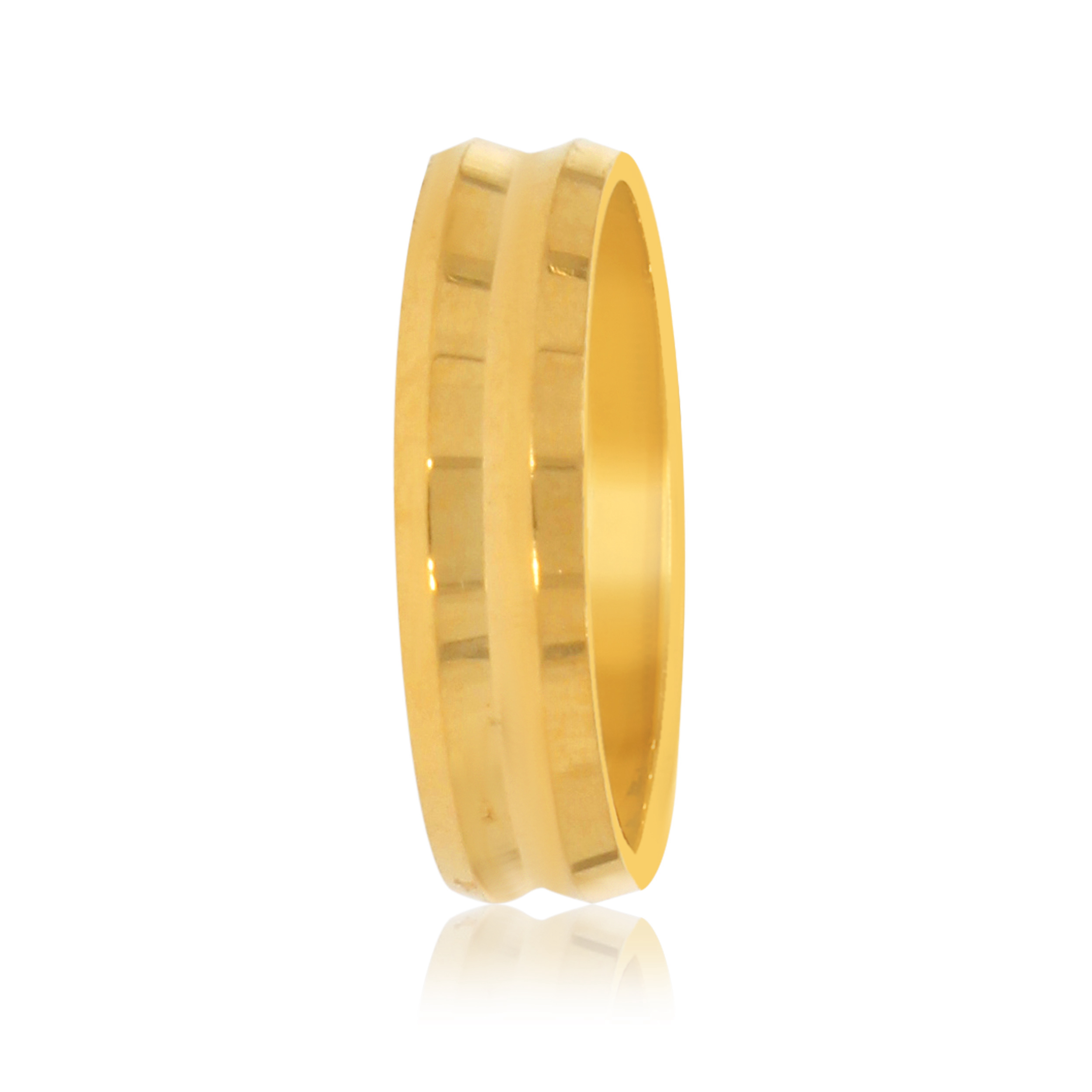 Dual Glaze Gold Ring - Senco Gold and Diamonds