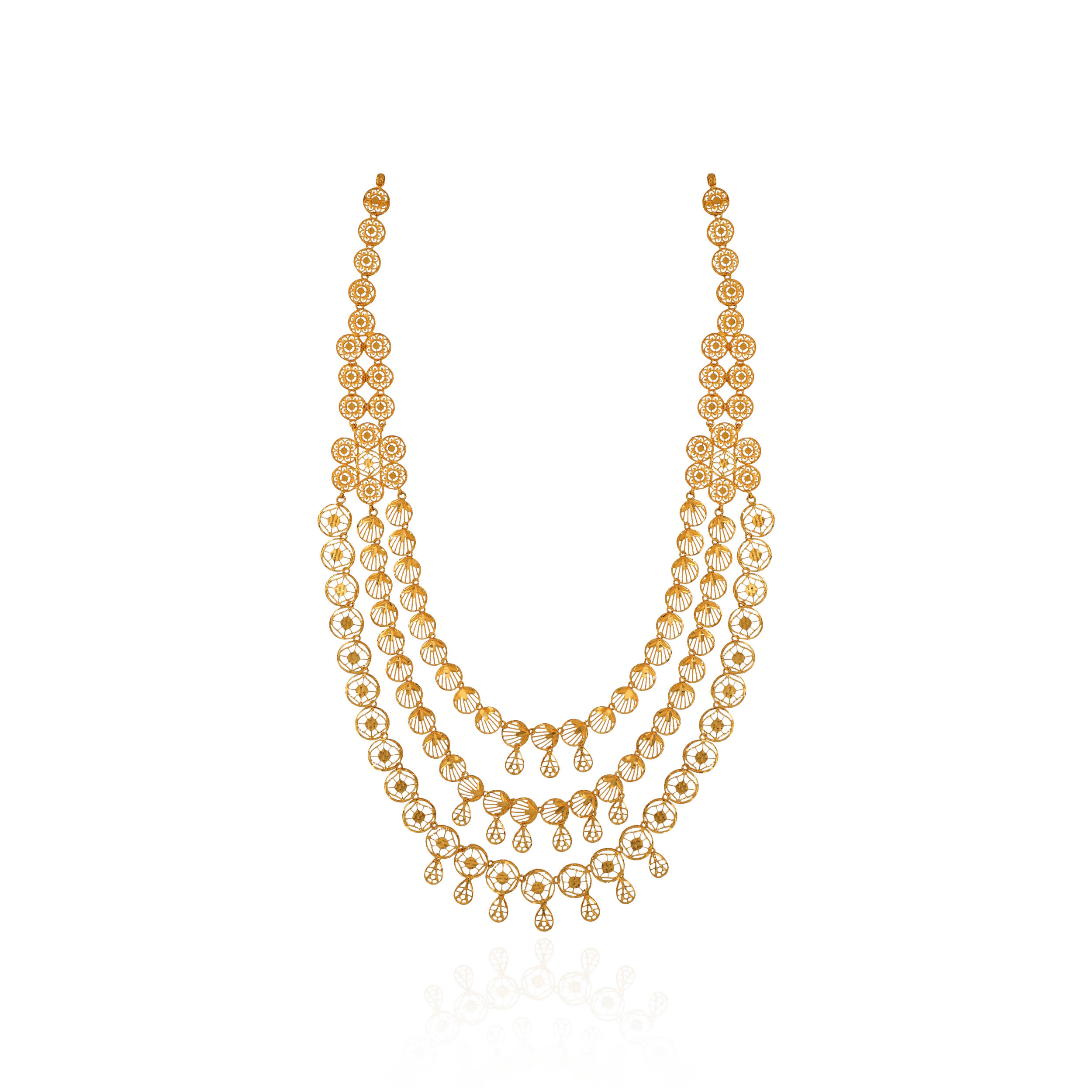 Royal Bride's Dream Gold Necklace - Senco Gold and Diamonds