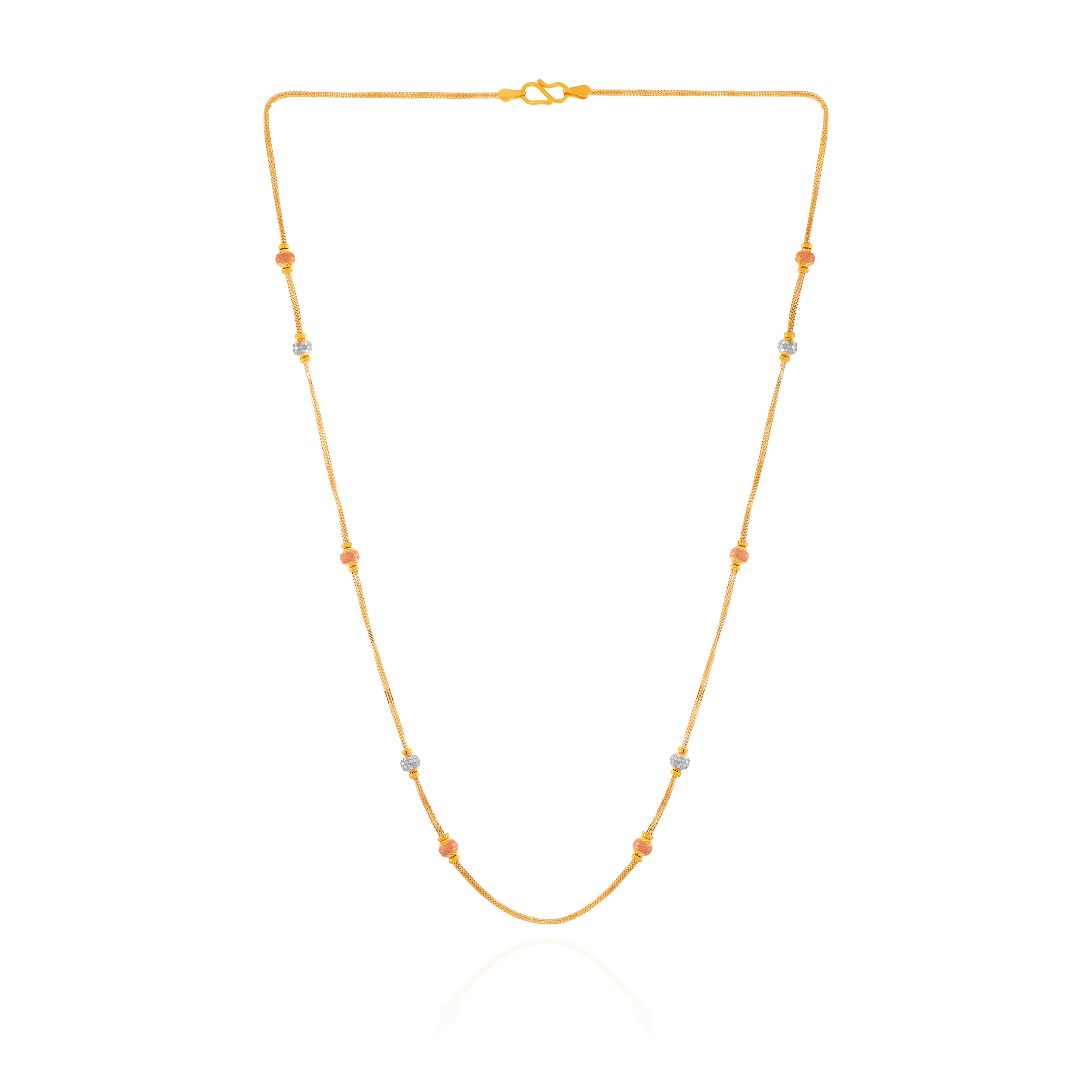 Radiant Tri Luxe Gold Chain - Senco Gold and Diamonds