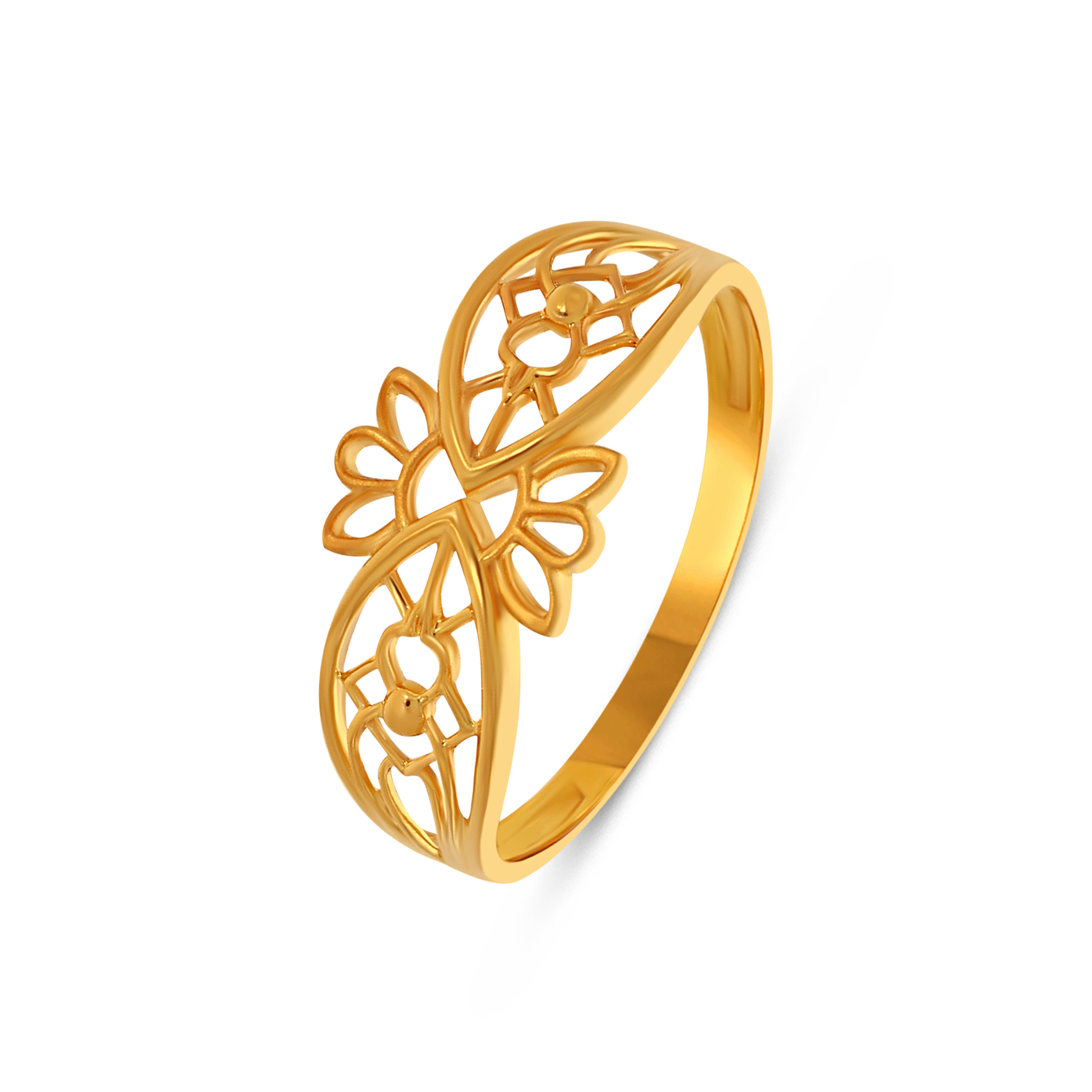 Floral Harmony Gold Ring - Senco Gold and Diamonds