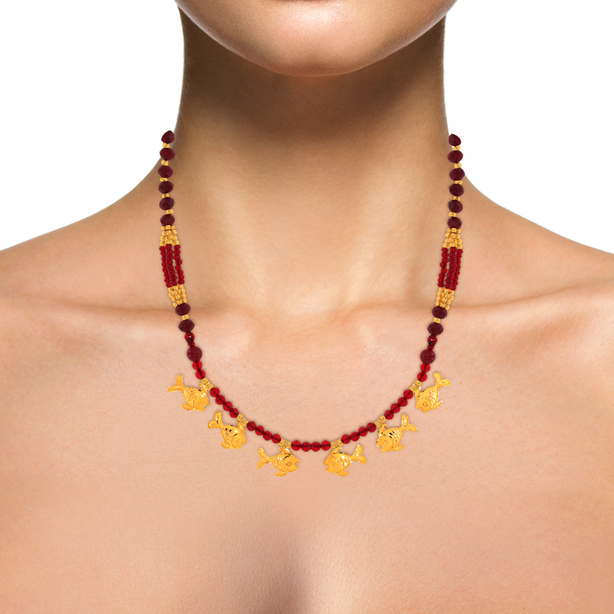 Oceanic Elegance Gold Pendant - Senco Gold and Diamonds
