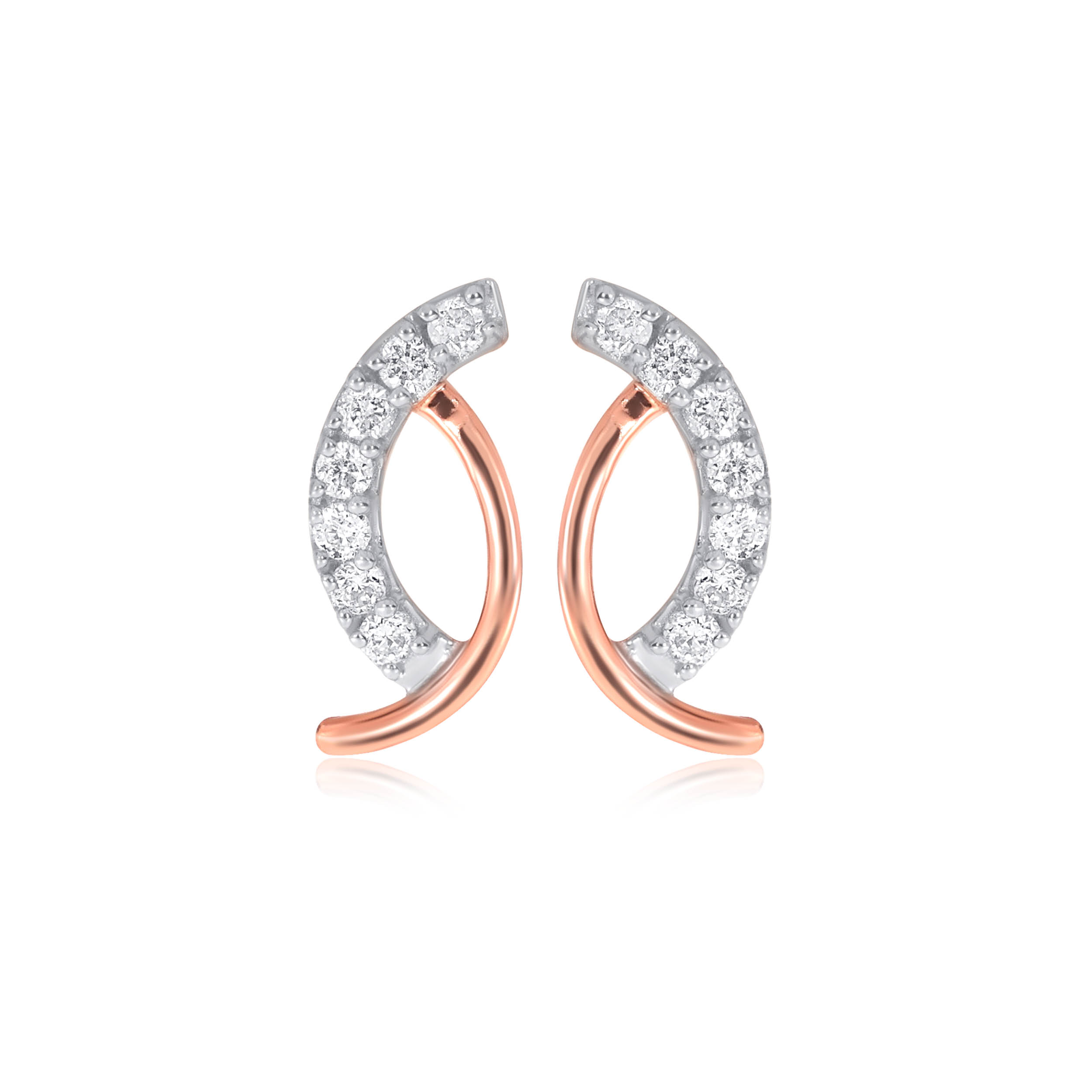 Flair Embrace Diamond Studs - Senco Gold and Diamonds