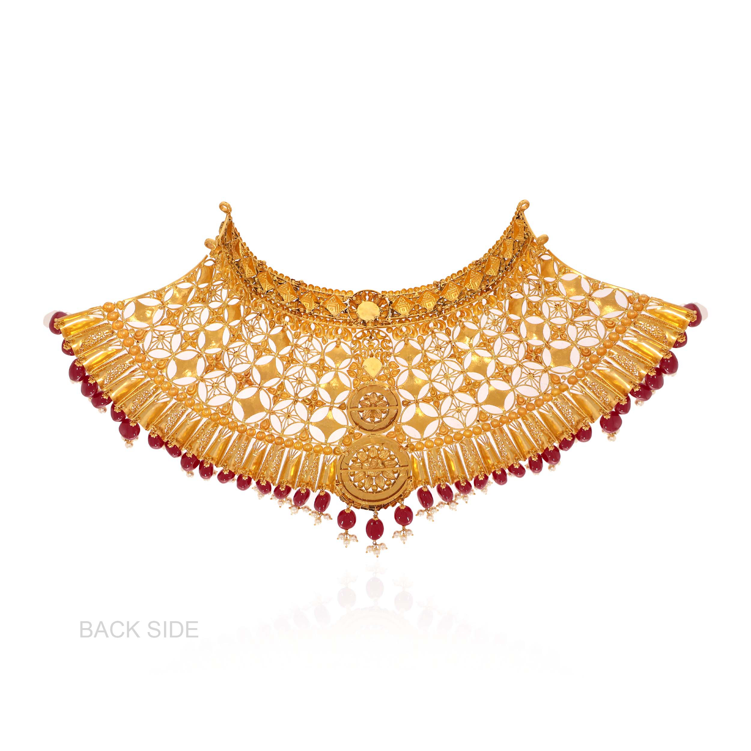 Imperial Cascading Bridal Gold Choker - Senco Gold and Diamonds